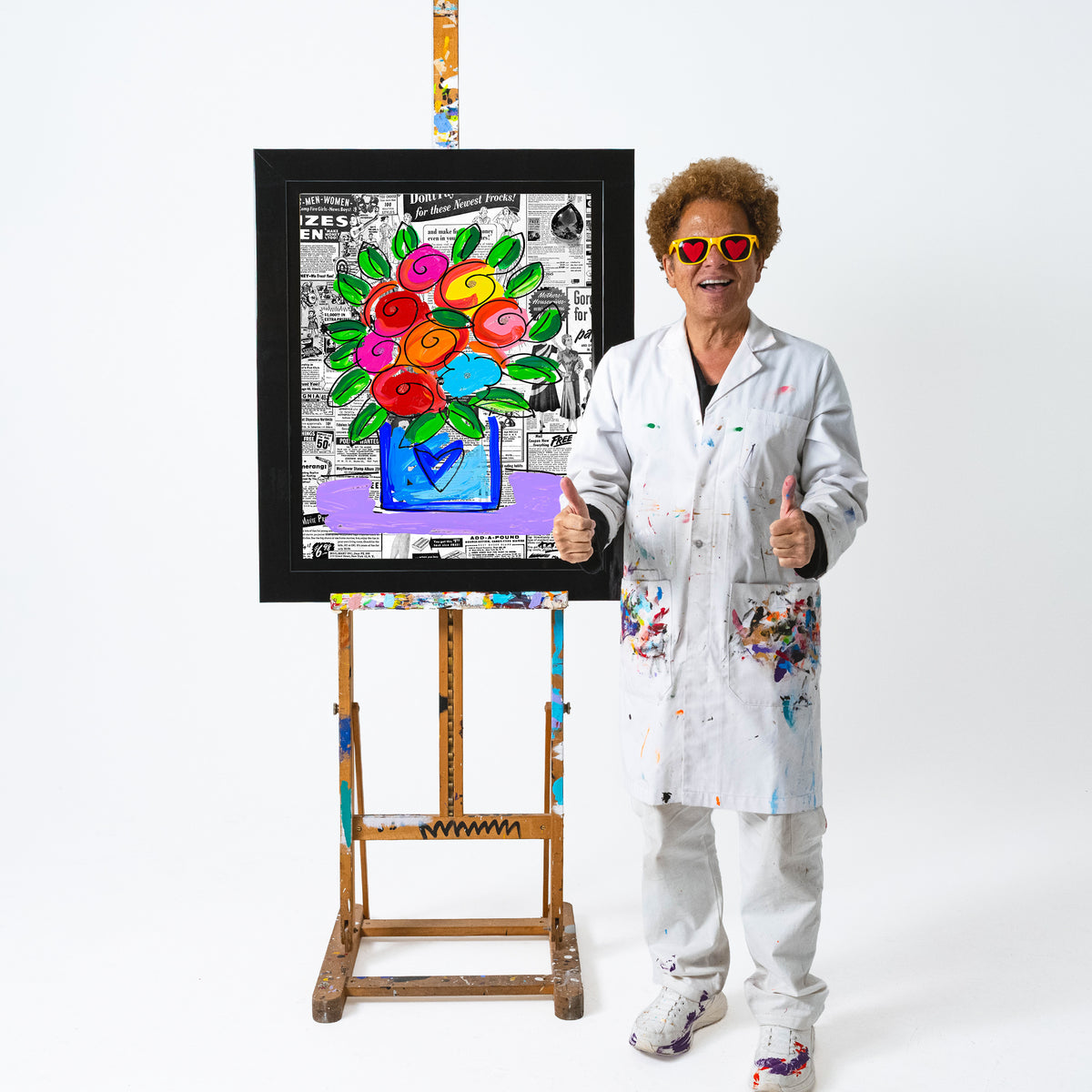 Britto Flowers - Limited Edition Print