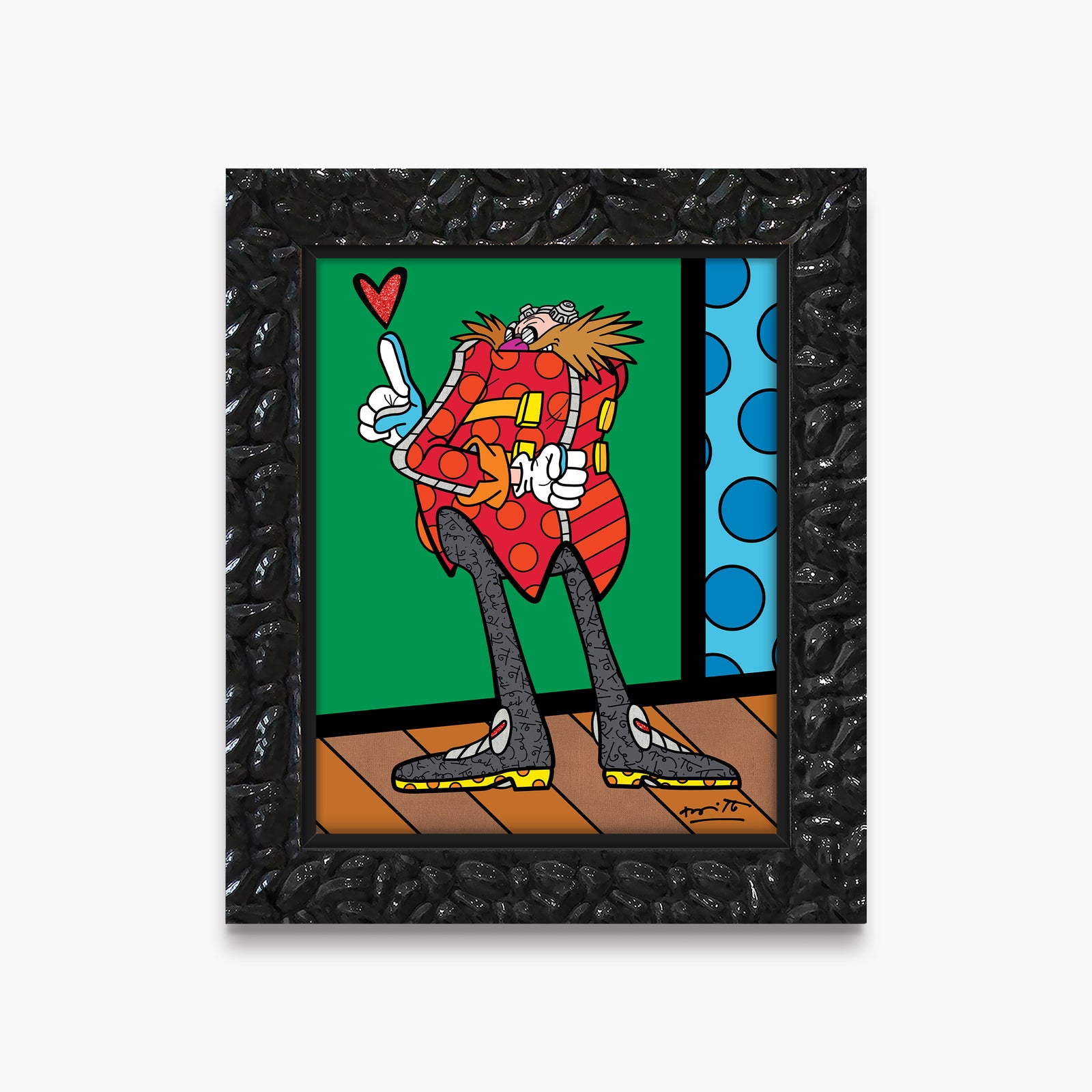 dr eggmans plan sega by  artistic colorful design collectible