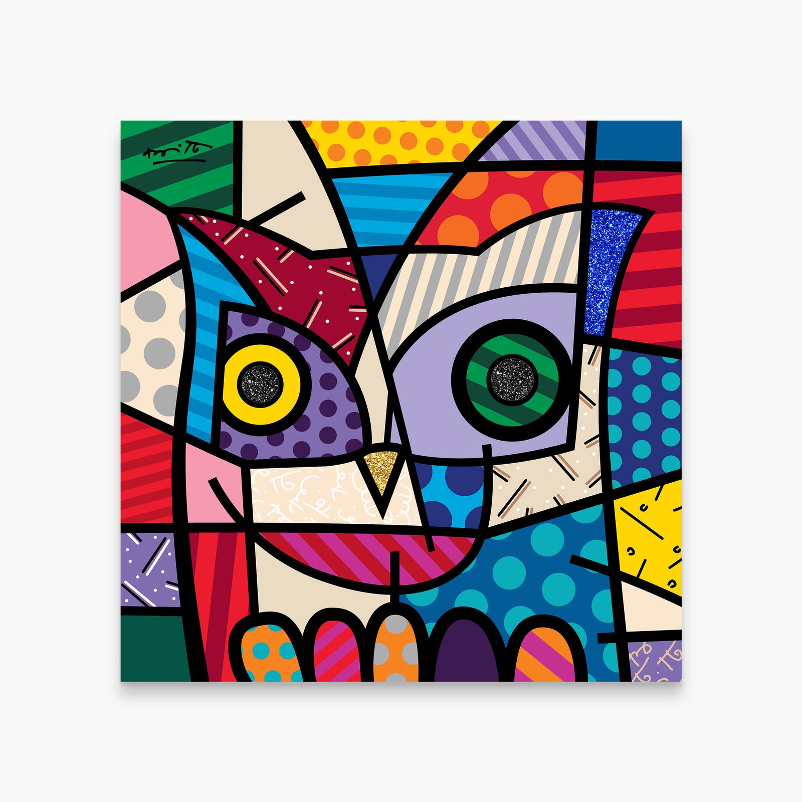 The Britto Owl - Limited Edition Print