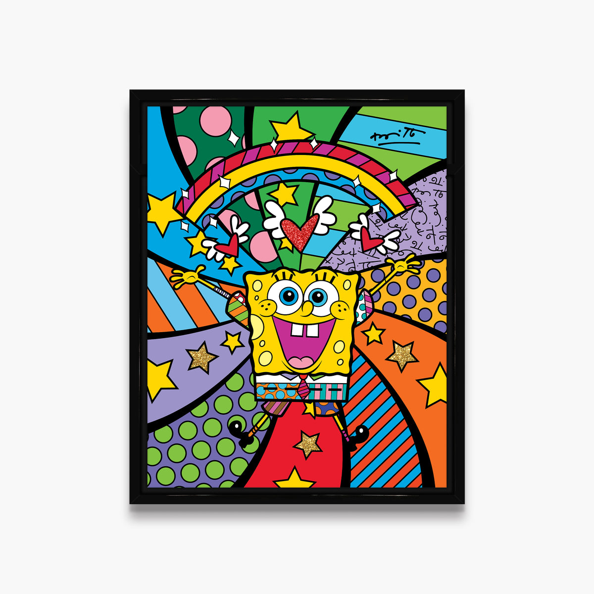 Best Day Ever - Spongebob By Britto - Limited Edition Print