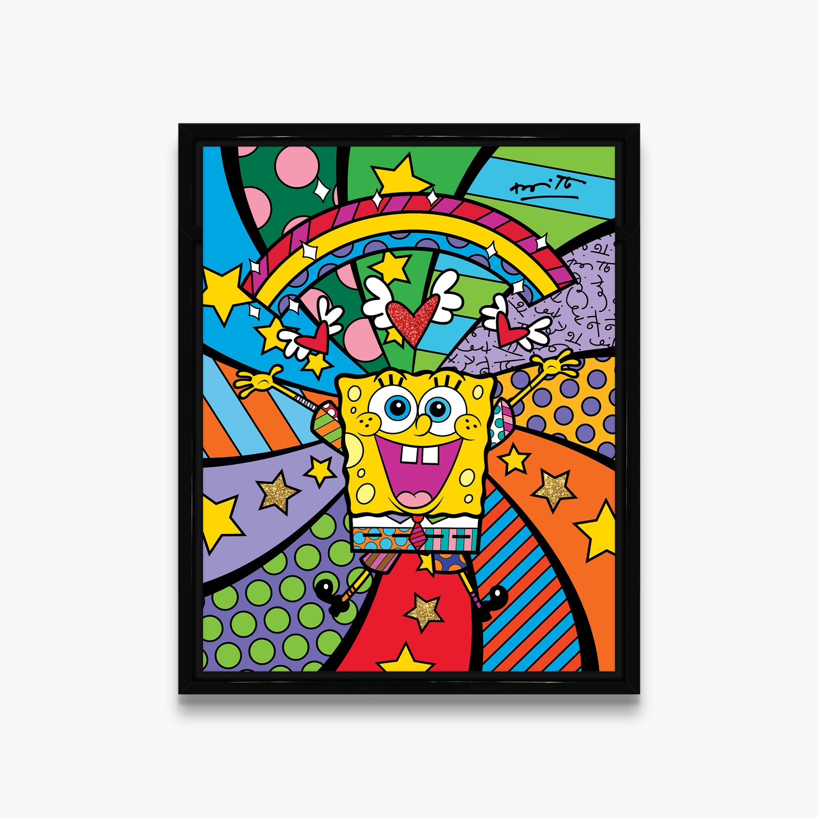 Best Day Ever - Spongebob By Britto - Limited Edition Print