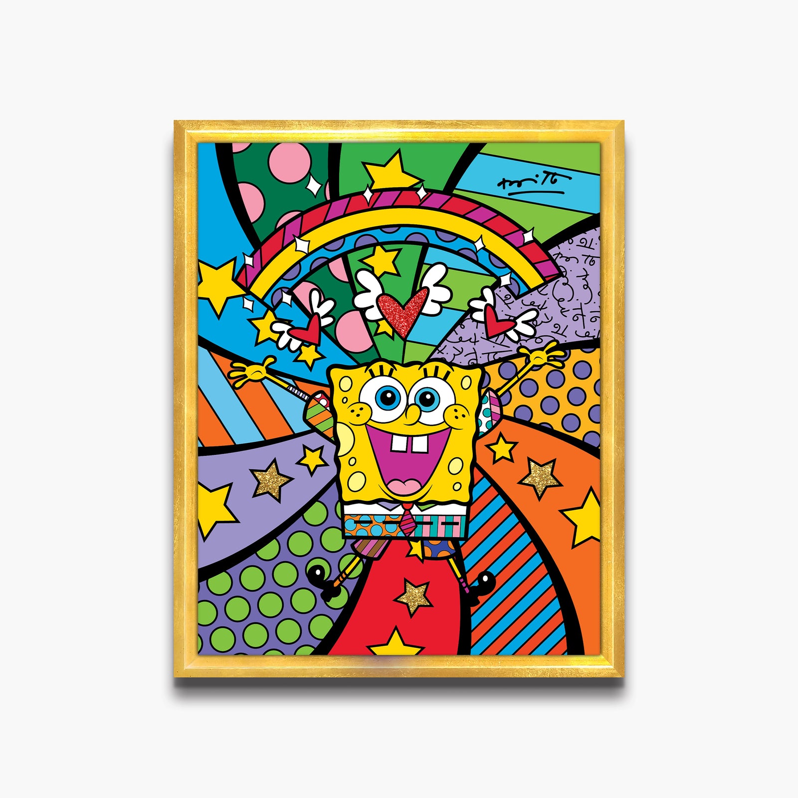 Best Day Ever - Spongebob By Britto - Limited Edition Print