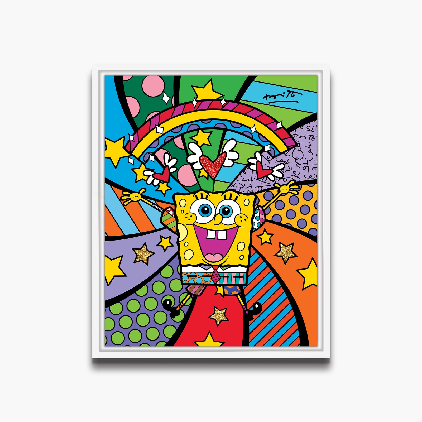 Best Day Ever - Spongebob By Britto - Limited Edition Print