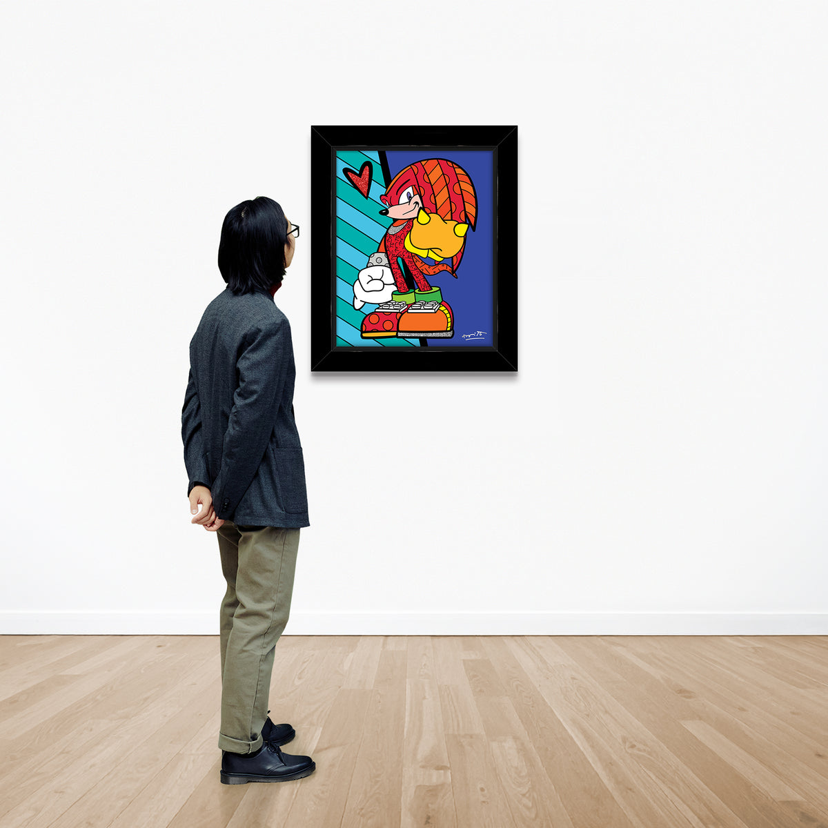 Knuckles Hammer Punch - Sega By Britto - Limited Edition Print