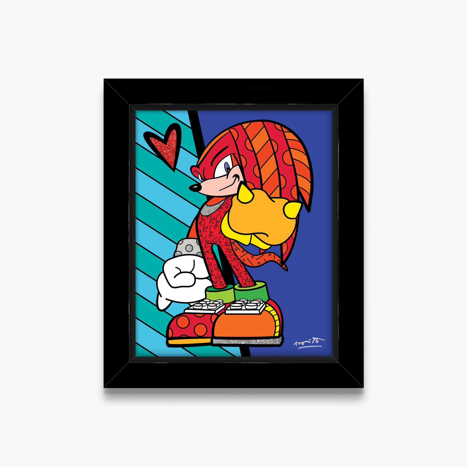 Knuckles Hammer Punch - Sega By Britto - Limited Edition Print
