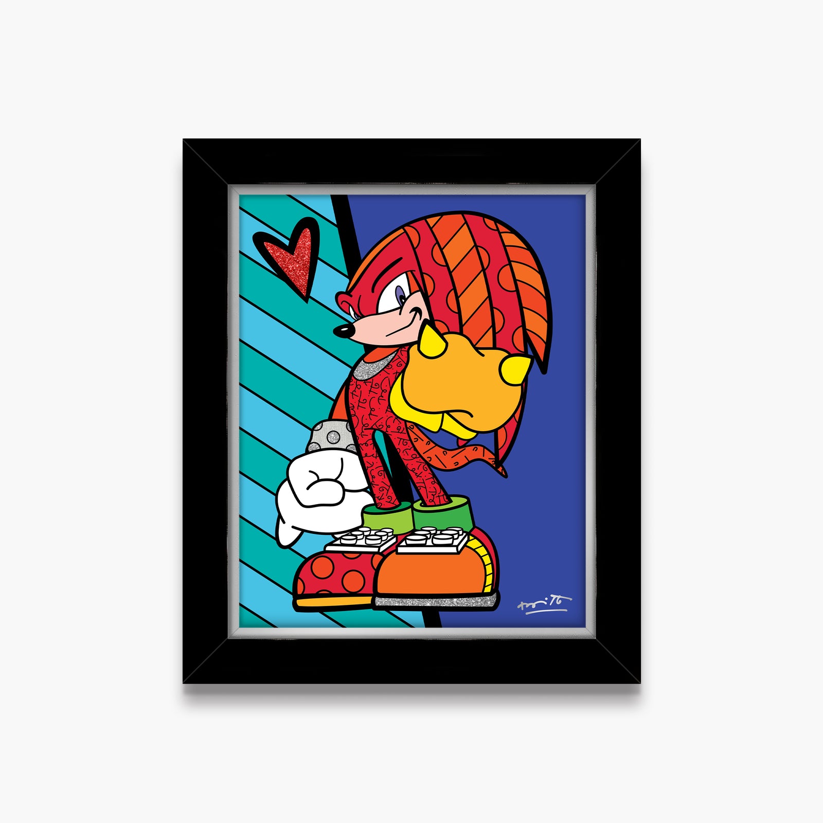 Knuckles Hammer Punch - Sega By Britto - Limited Edition Print