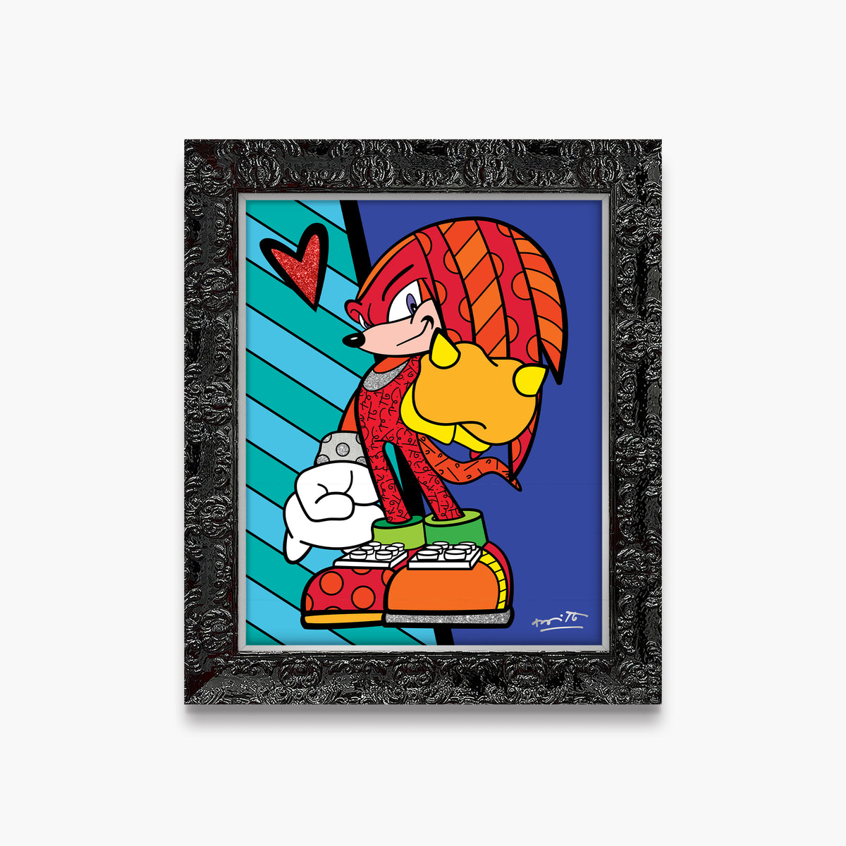 Knuckles Hammer Punch - Sega By Britto - Limited Edition Print