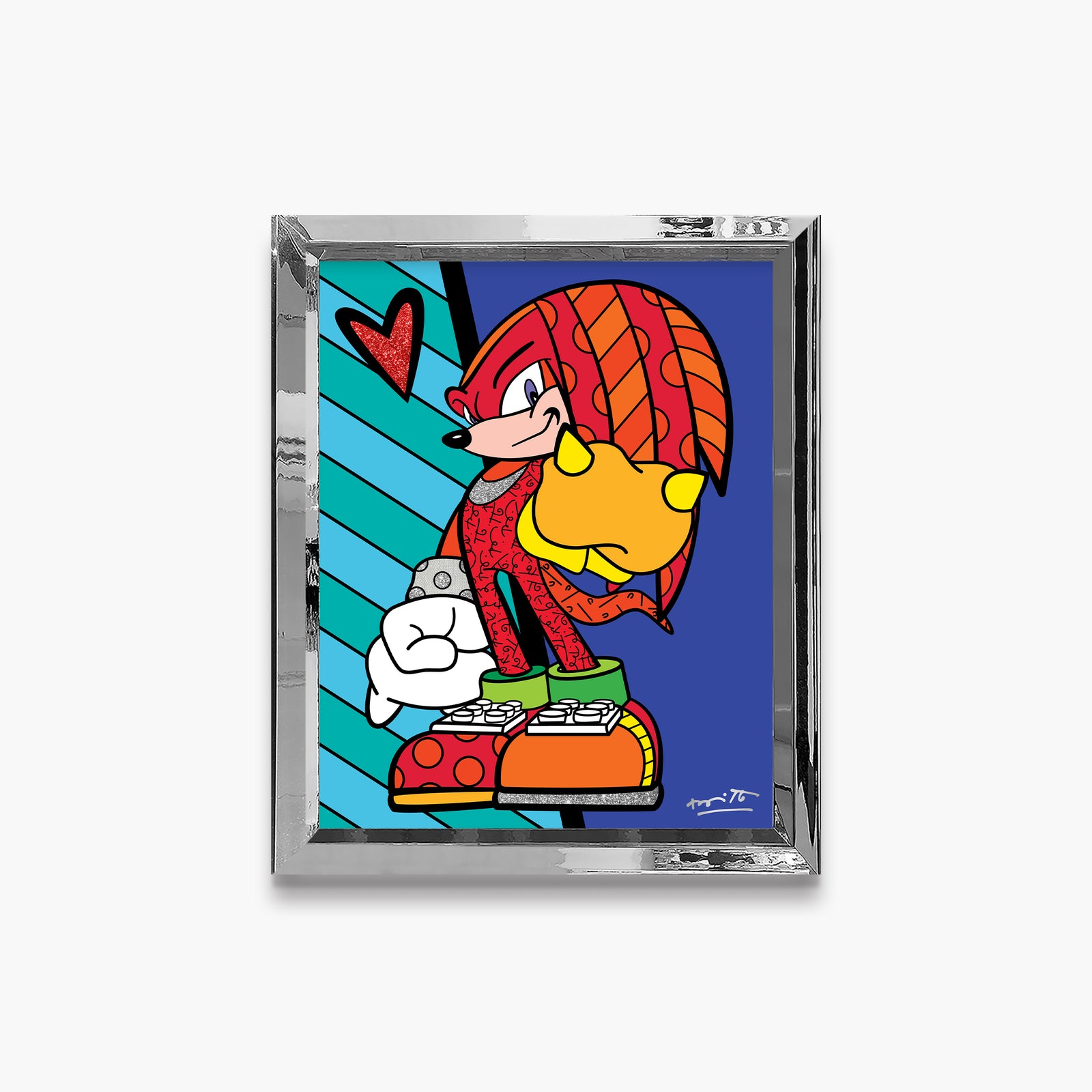 Knuckles Hammer Punch - Sega By Britto - Limited Edition Print