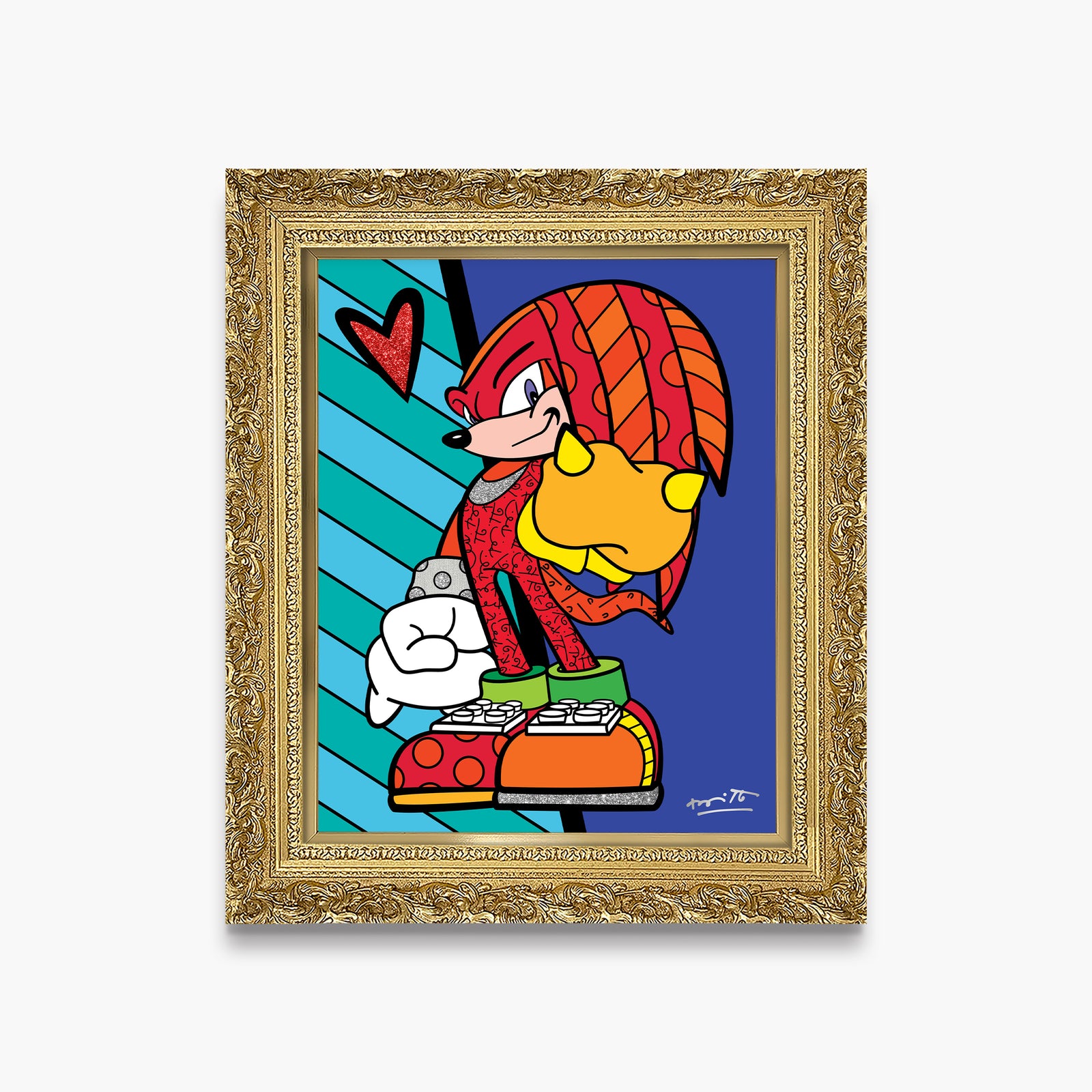 Knuckles Hammer Punch - Sega By Britto - Limited Edition Print