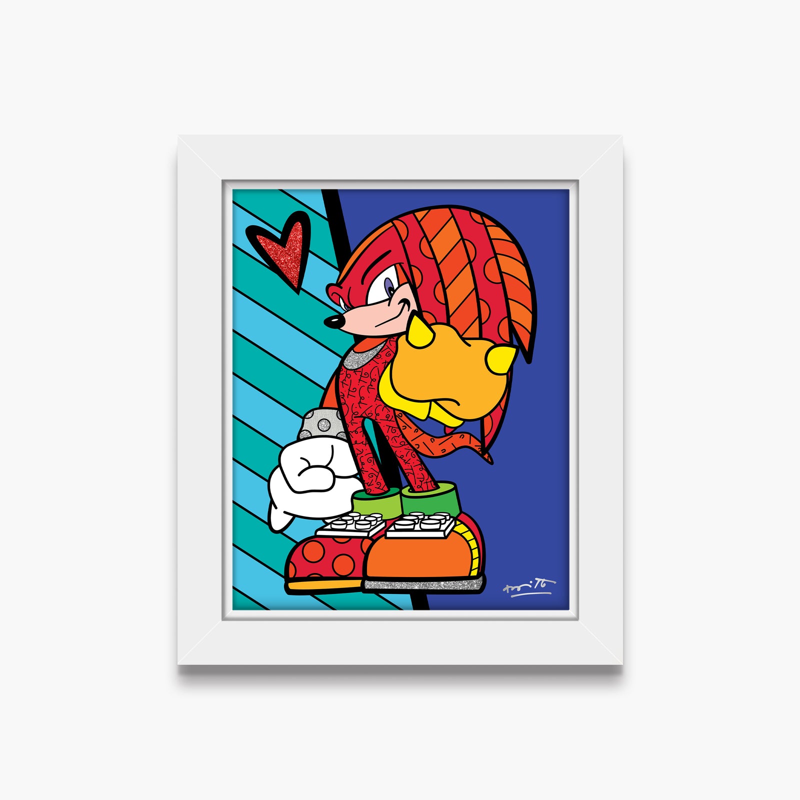 Knuckles Hammer Punch - Sega By Britto - Limited Edition Print