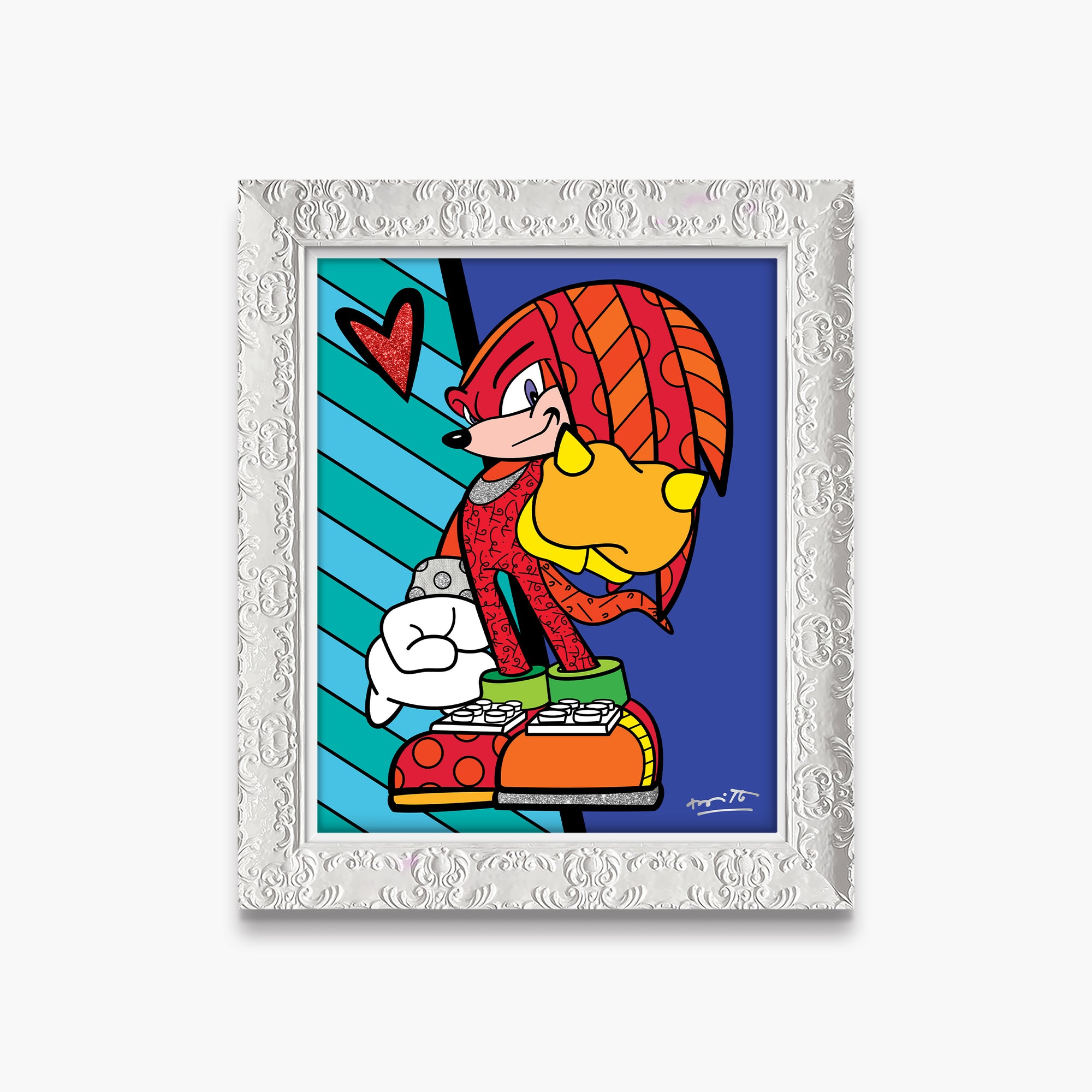 【tomo様】SAW HEADKNOCKERS HANDPAINTED Knuckles Hammer Punch - Sega By Britto - Limited Edition Print
