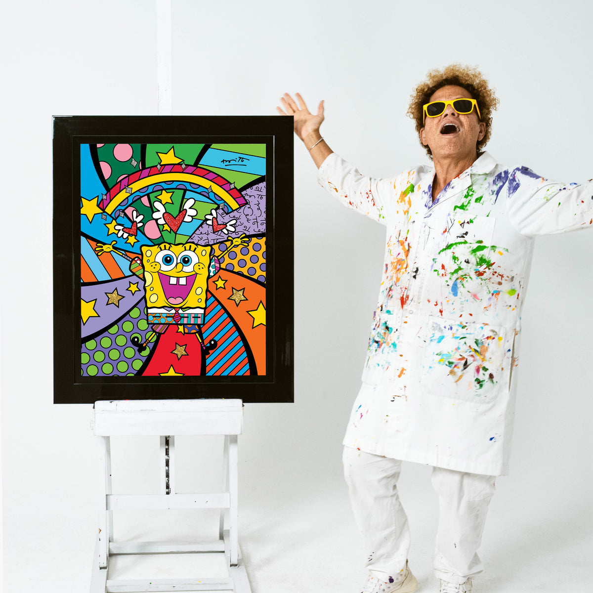 Happy Day - Spongebob By Britto - Limited Edition Print