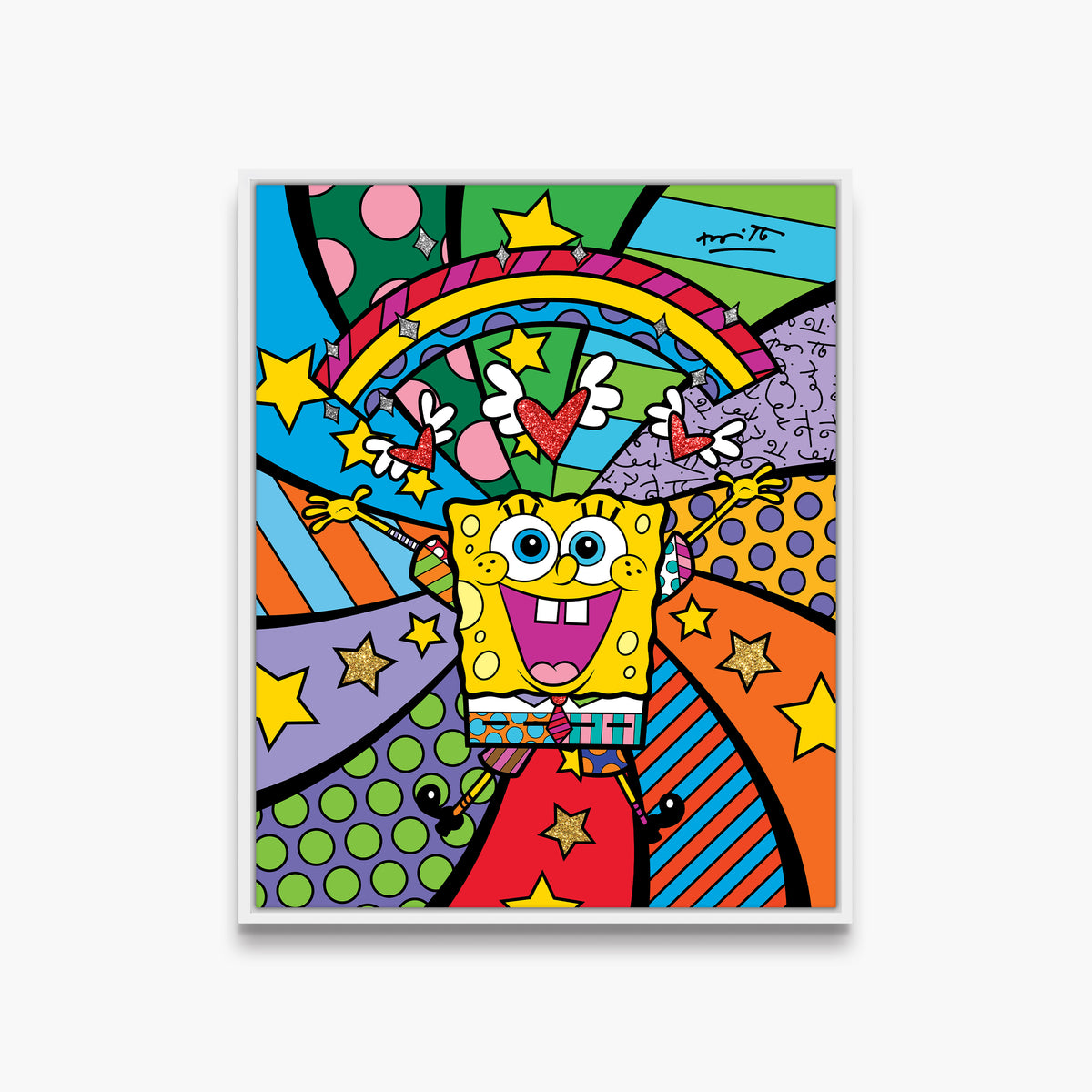 Happy Day - Spongebob By Britto - Limited Edition Print
