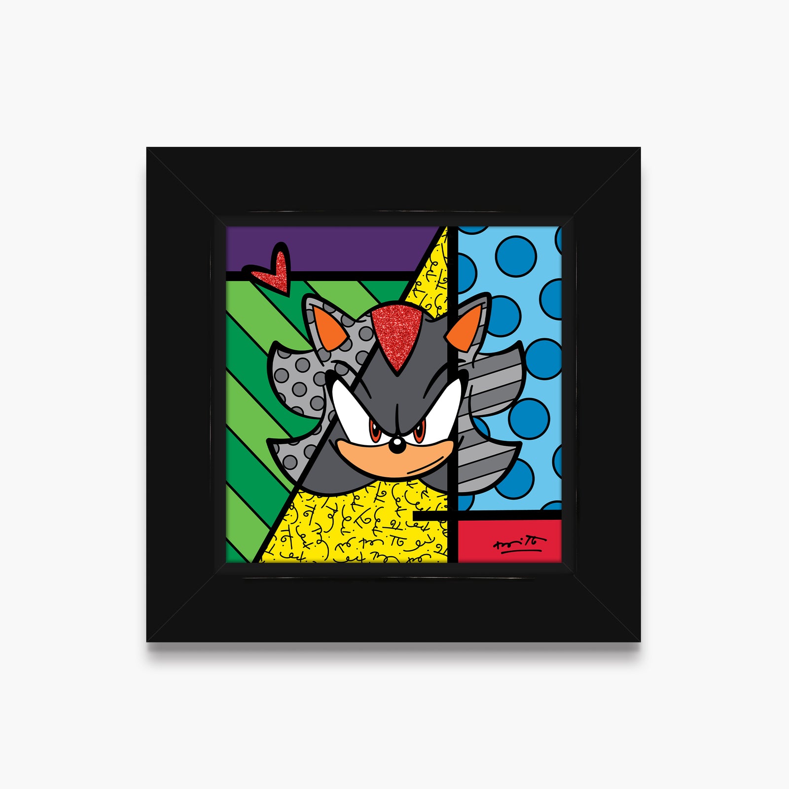 shadow sega by britto limited  artistic colorful design collectible