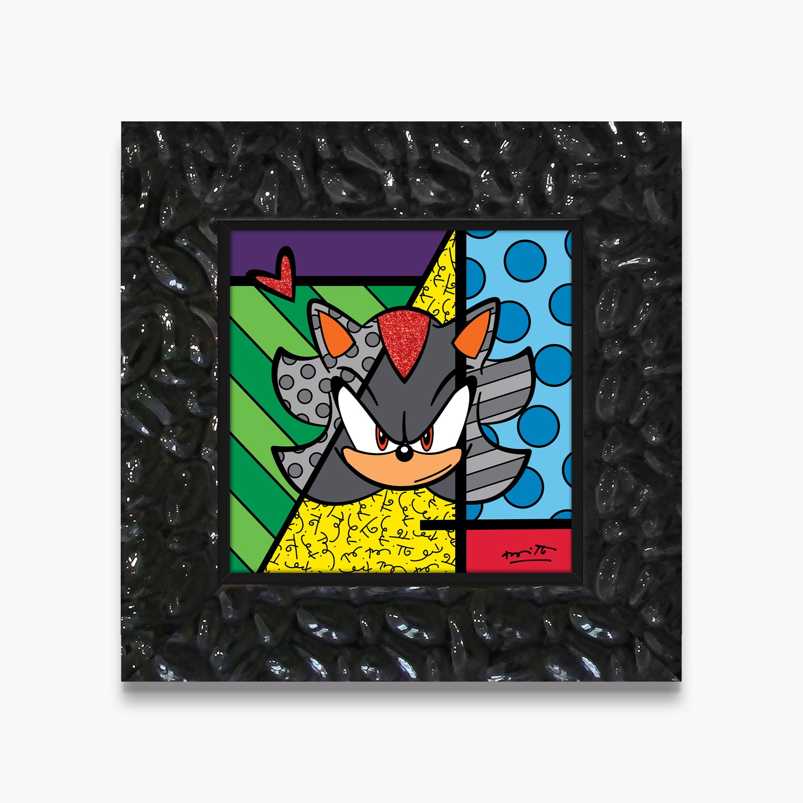shadow sega by britto limited  artistic colorful design collectible