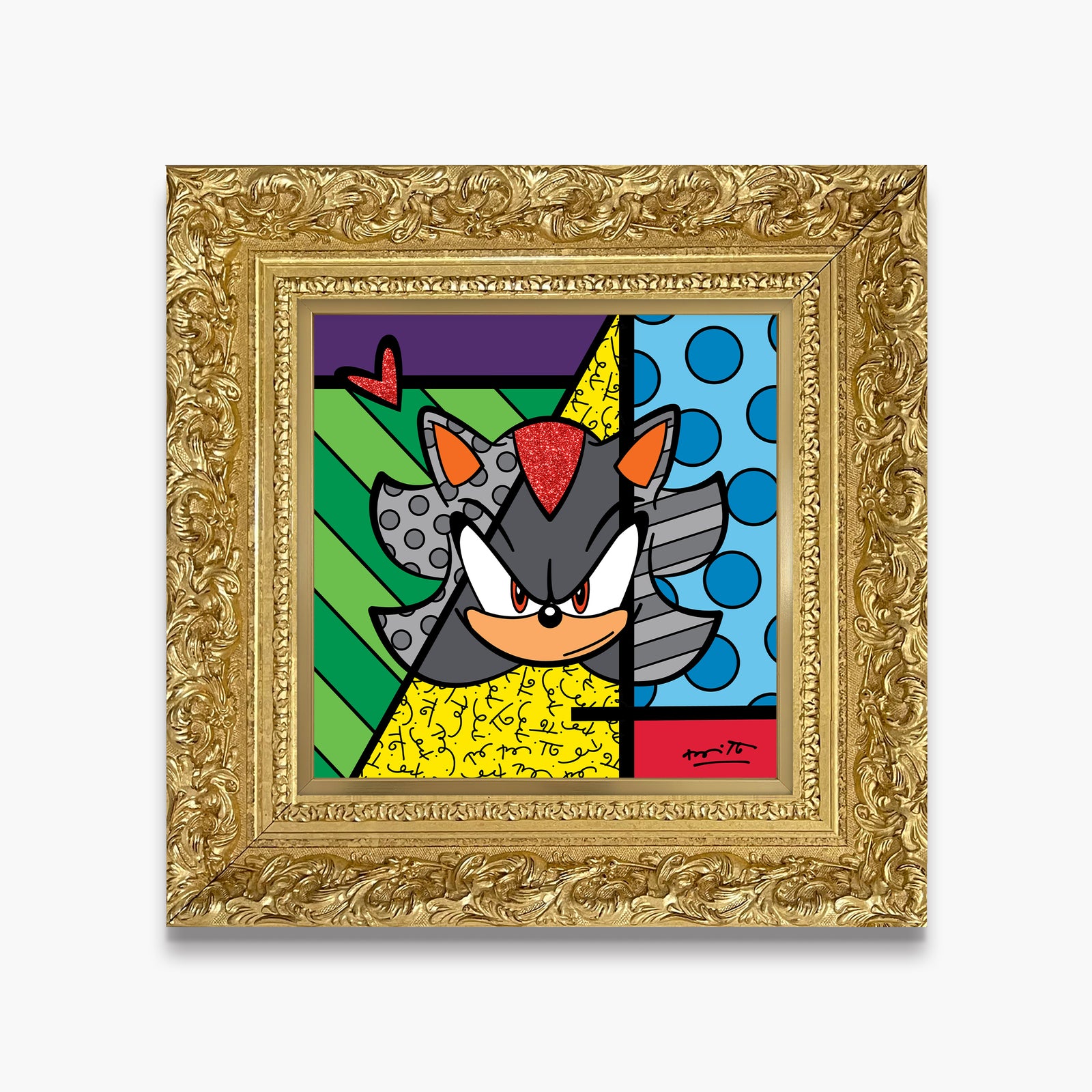 shadow sega by britto limited  artistic colorful design collectible
