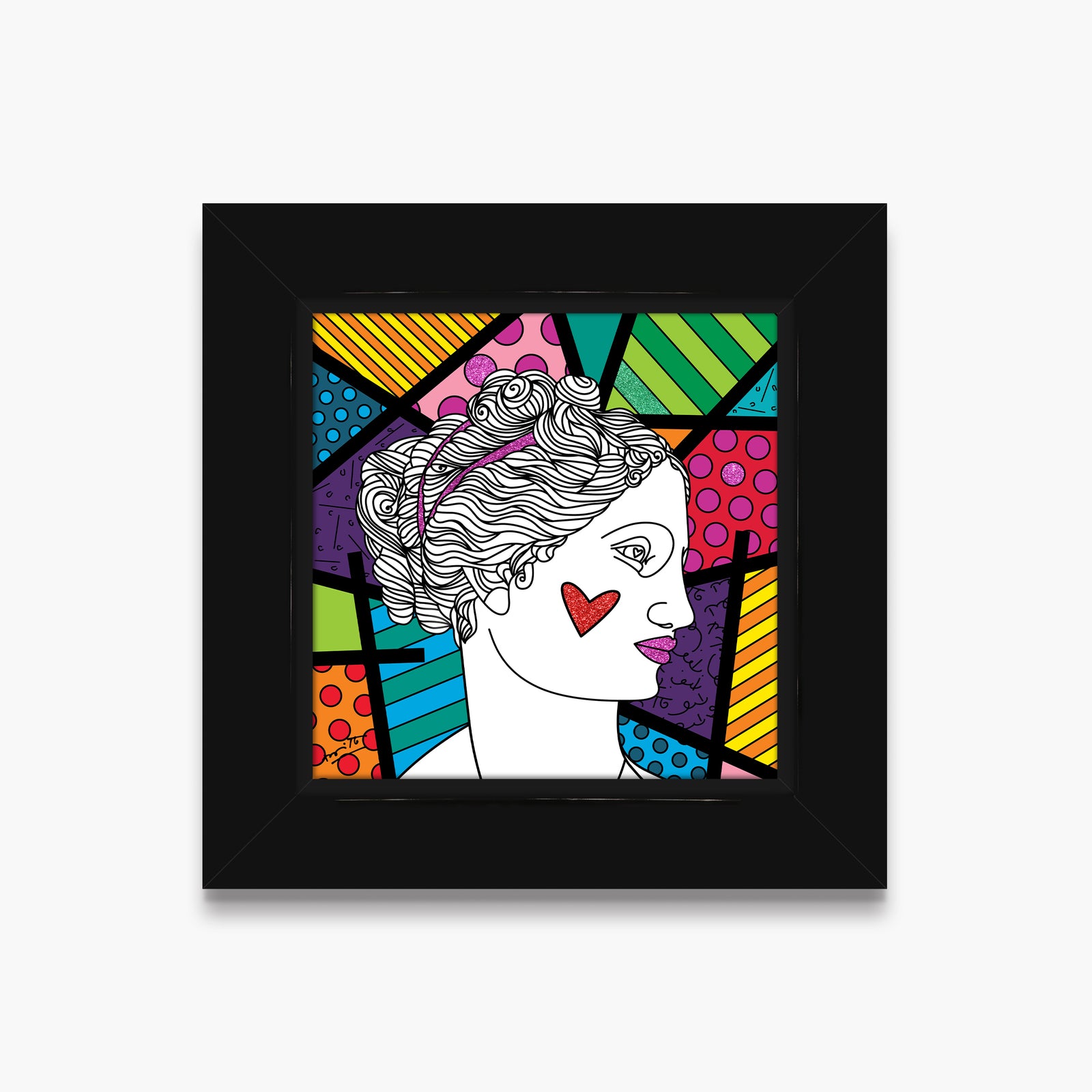 modern pop art venus limited edition print  vibrant home decor