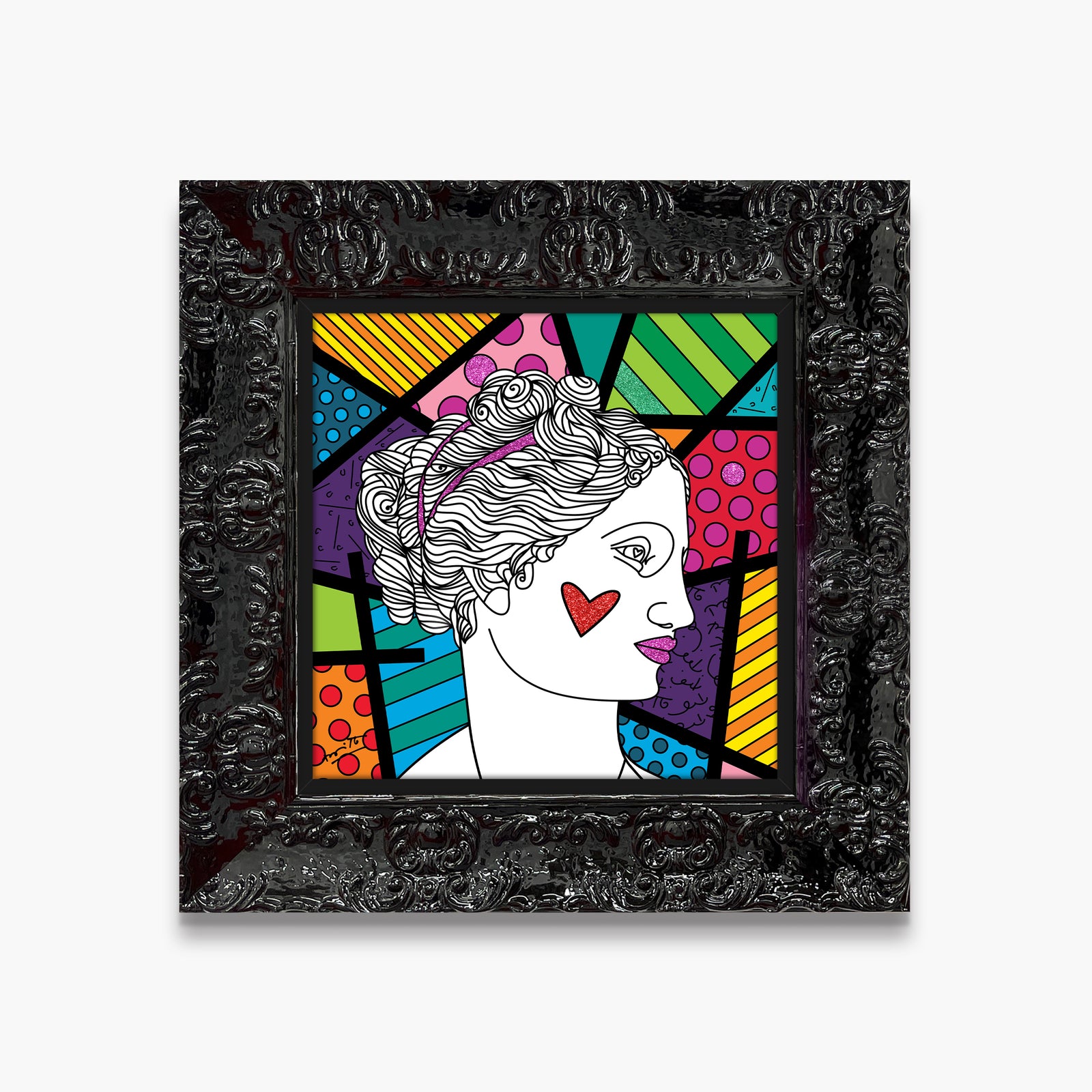 modern pop art venus limited edition print  vibrant home decor