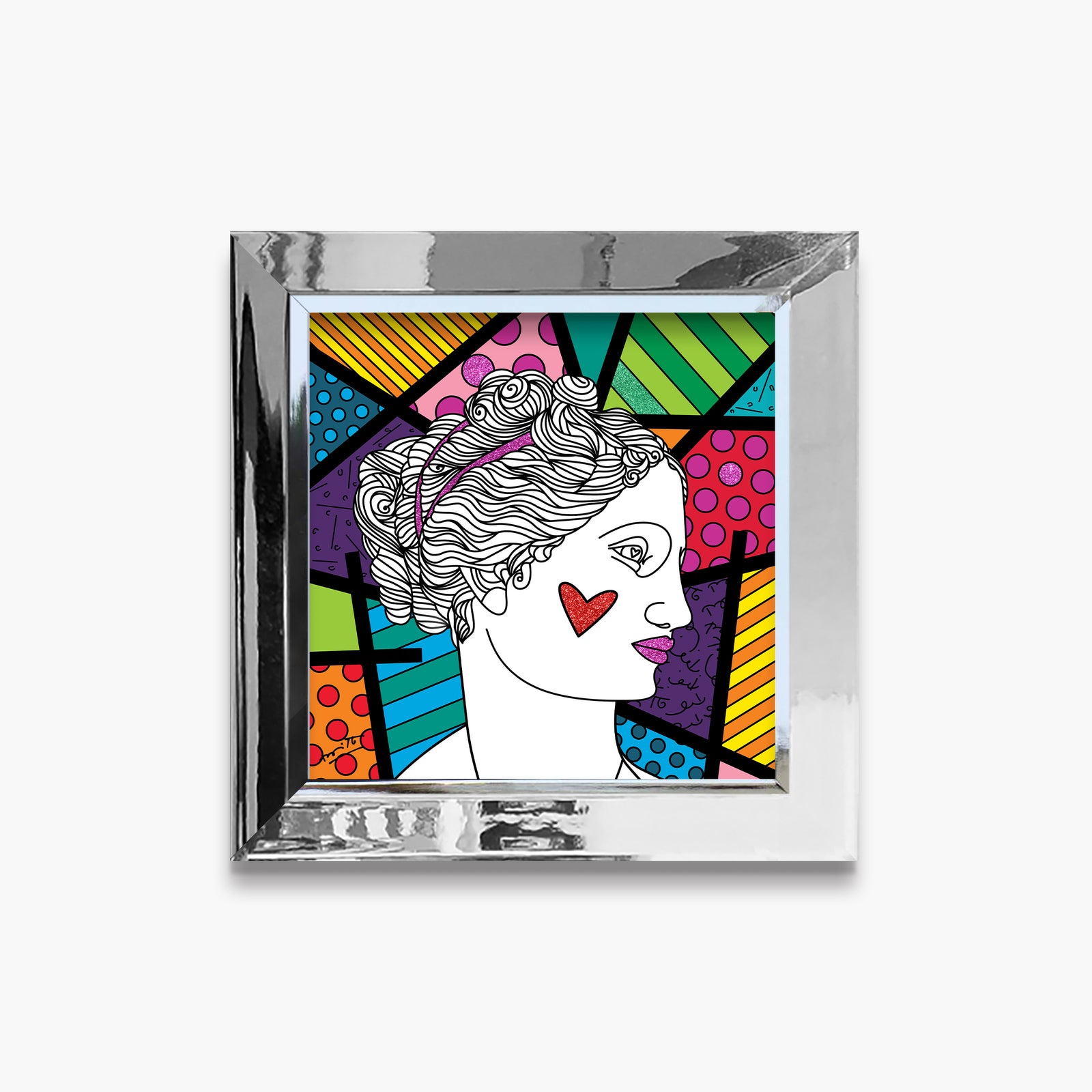 modern pop art venus limited edition print  vibrant home decor