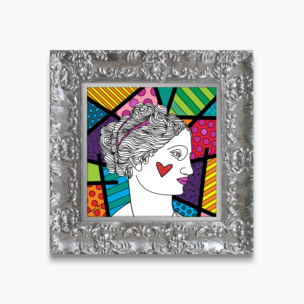 Romero Britto venus limited edition print  contemporary pop art piece