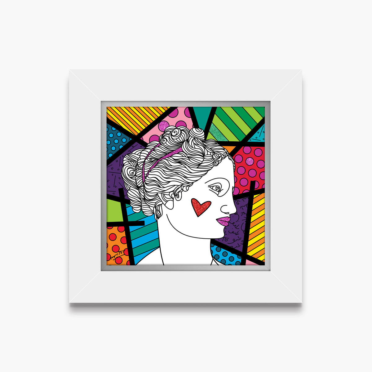 Romero Britto venus limited edition print  contemporary pop art piece
