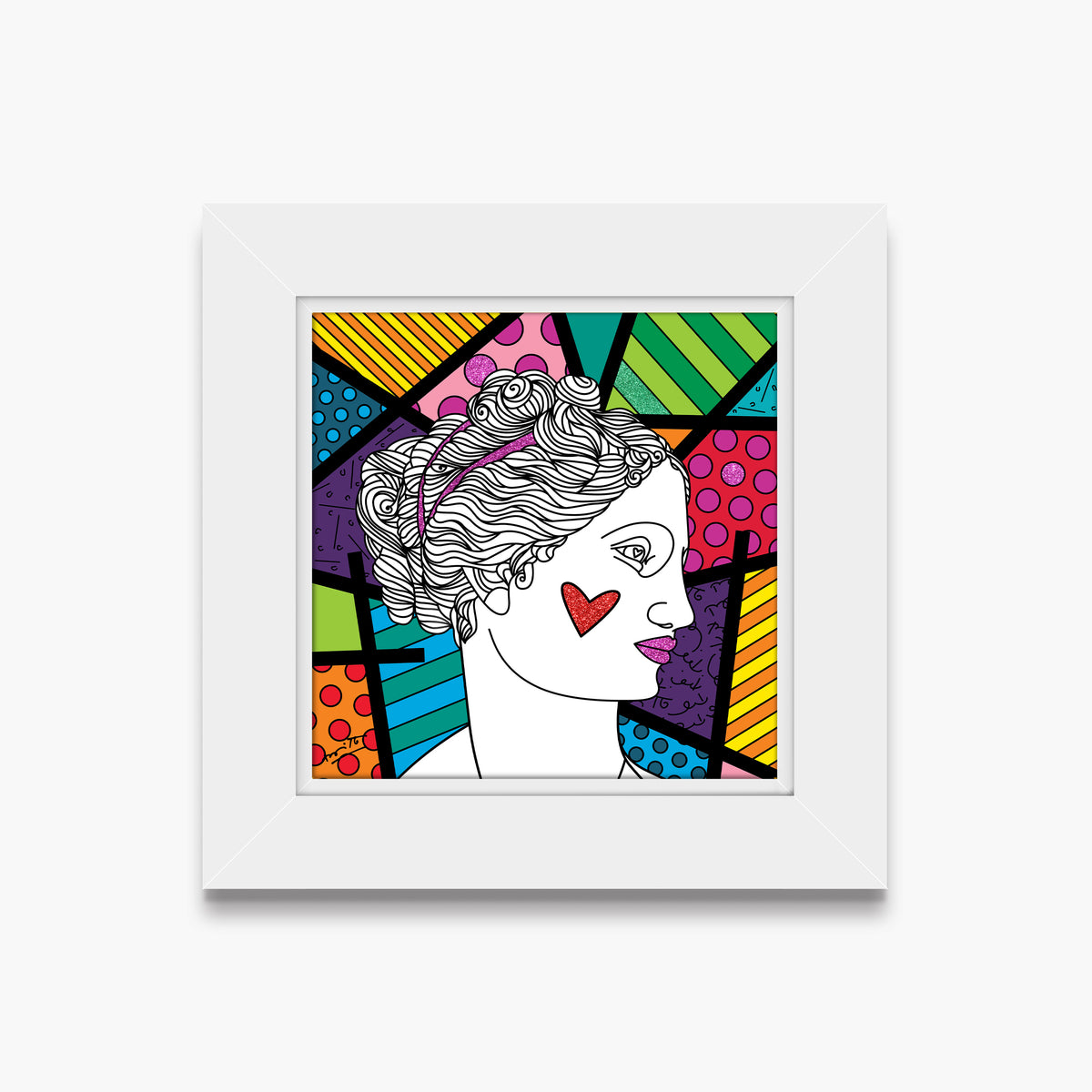 Romero Britto venus limited edition print  colorful pop art design
