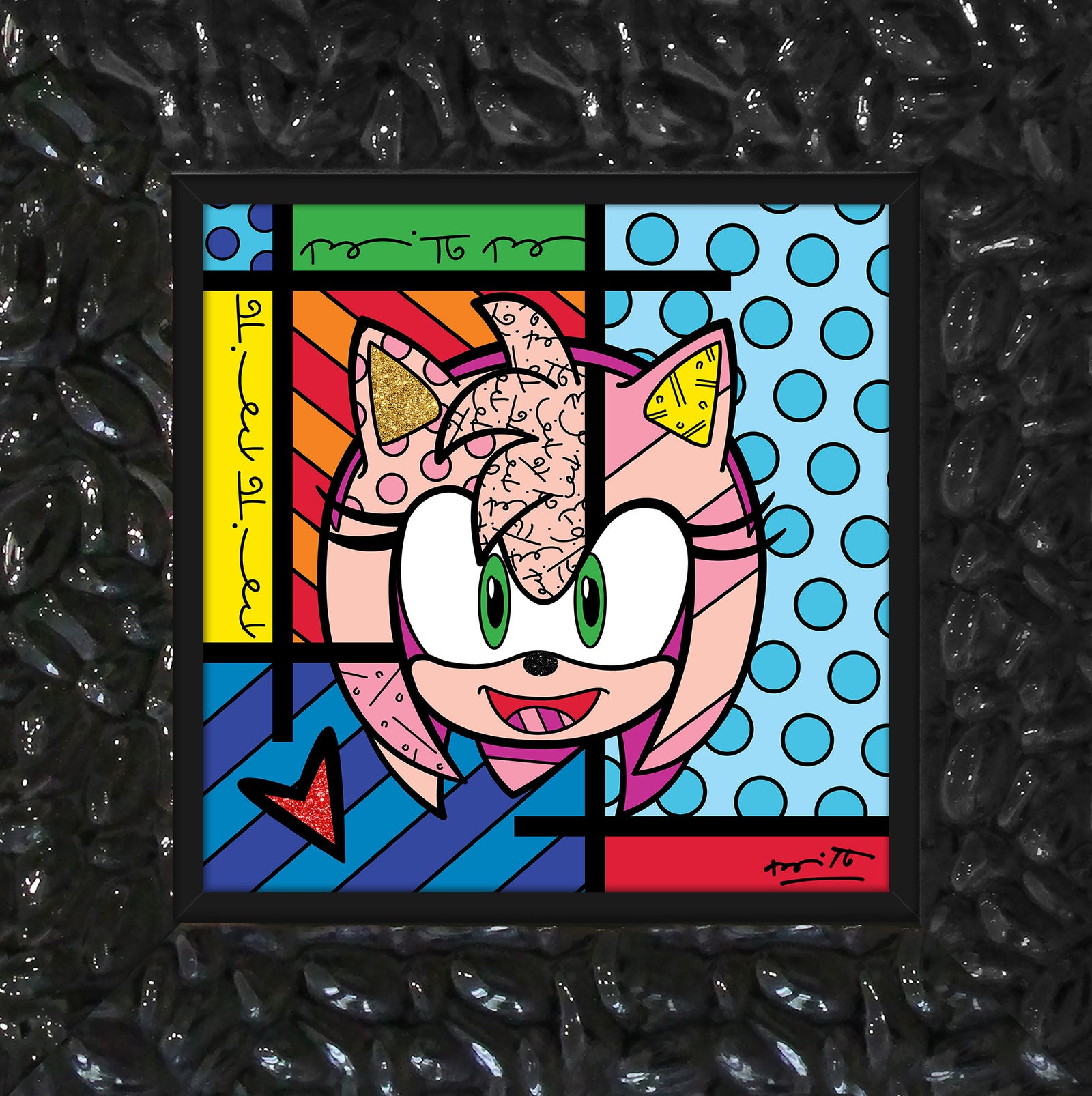 Amy Rose - Sega By Britto - Limited Edition Print