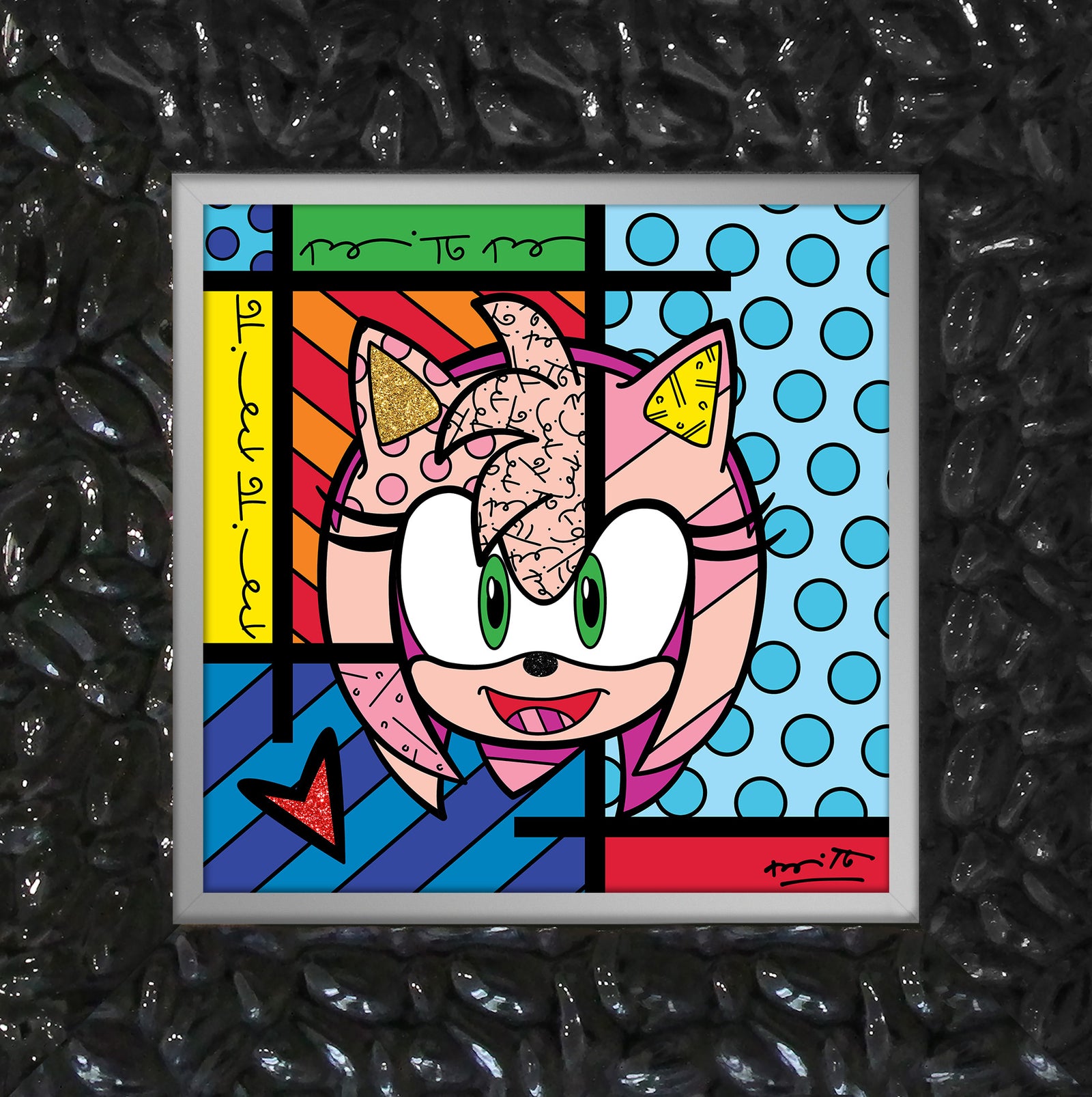 Amy Rose - Sega By Britto - Limited Edition Print