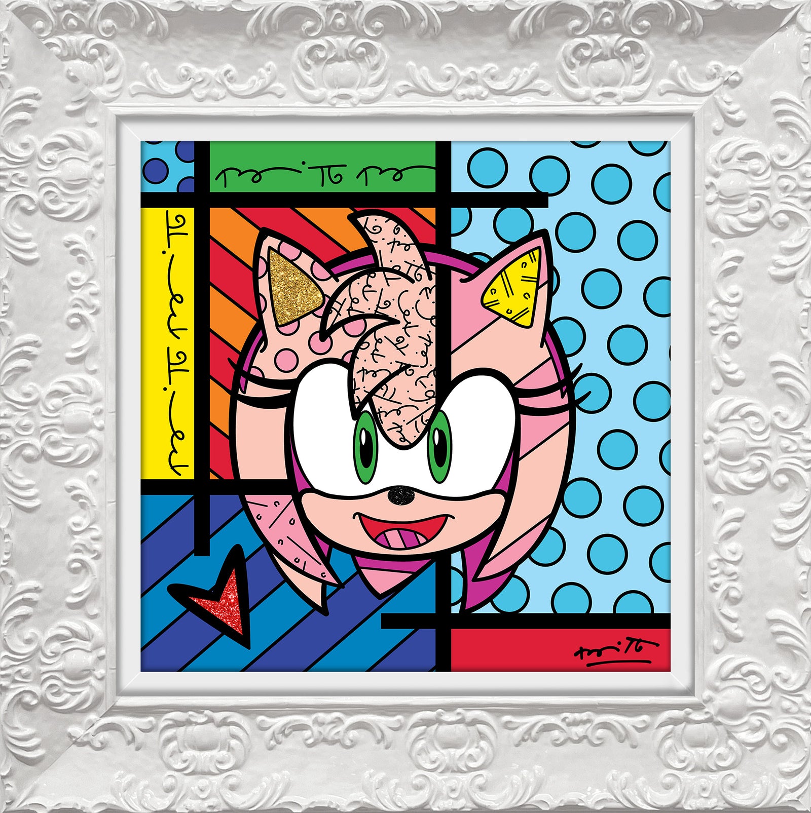 Amy Rose - Sega By Britto - Limited Edition Print
