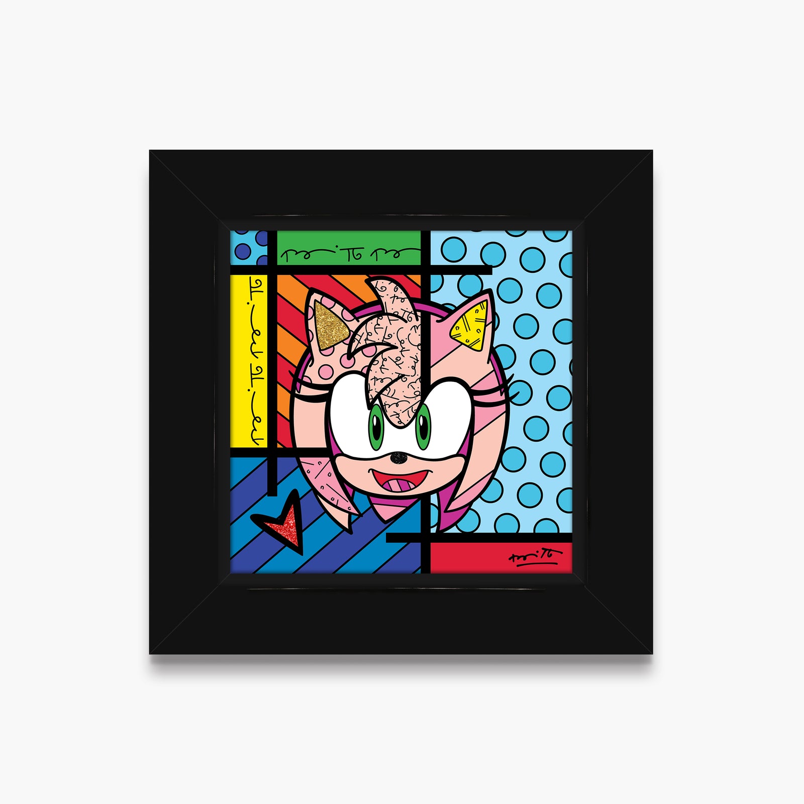 Amy Rose - Sega By Britto - Limited Edition Print