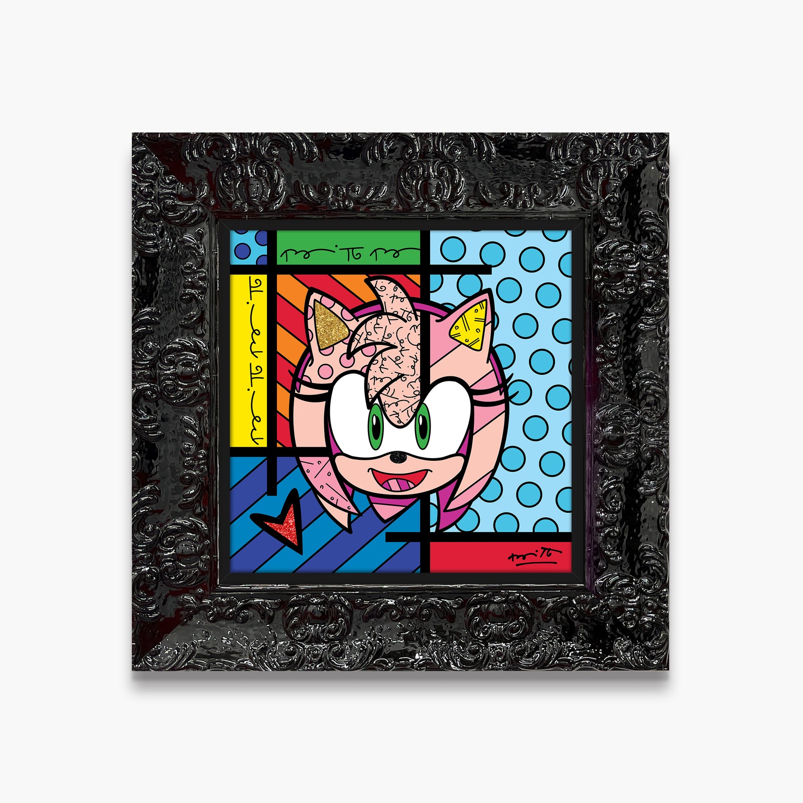 Amy Rose - Sega By Britto - Limited Edition Print
