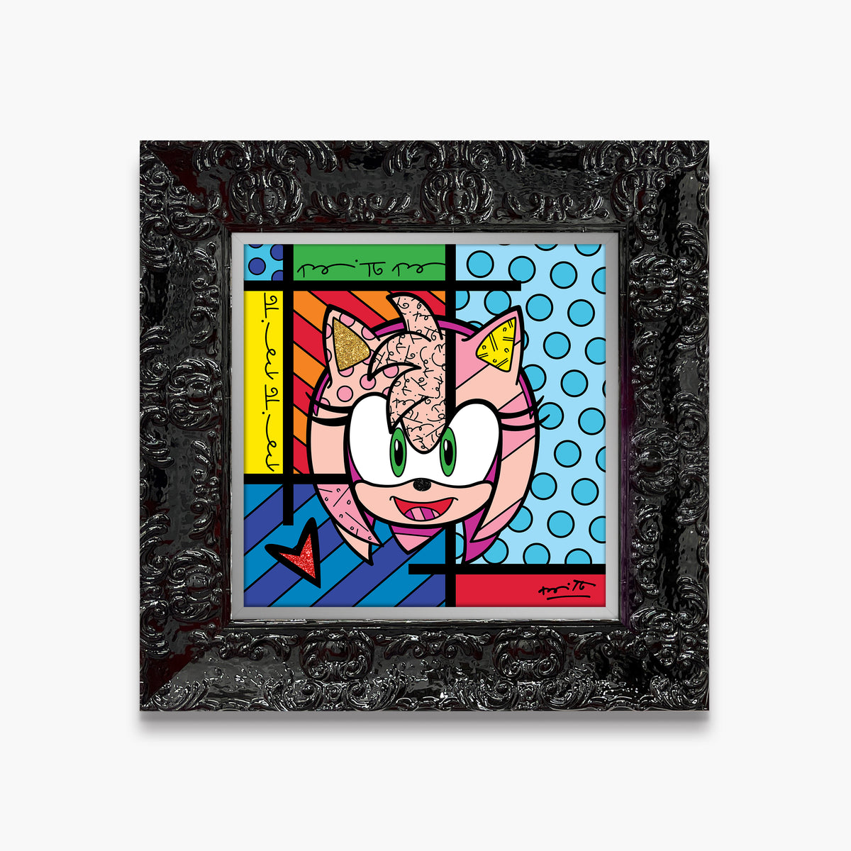 Amy Rose - Sega By Britto - Limited Edition Print