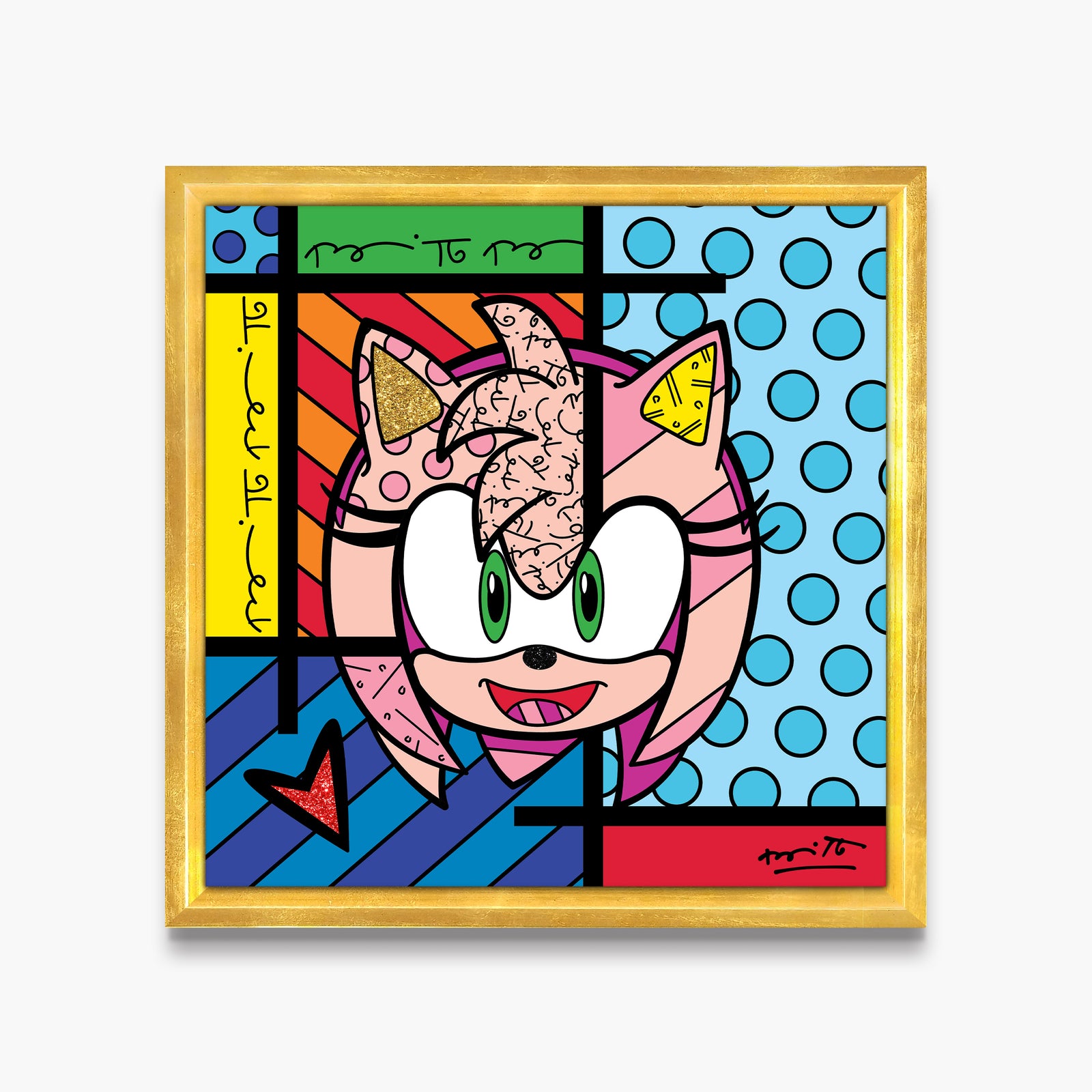 Amy Rose - Sega By Britto - Limited Edition Print