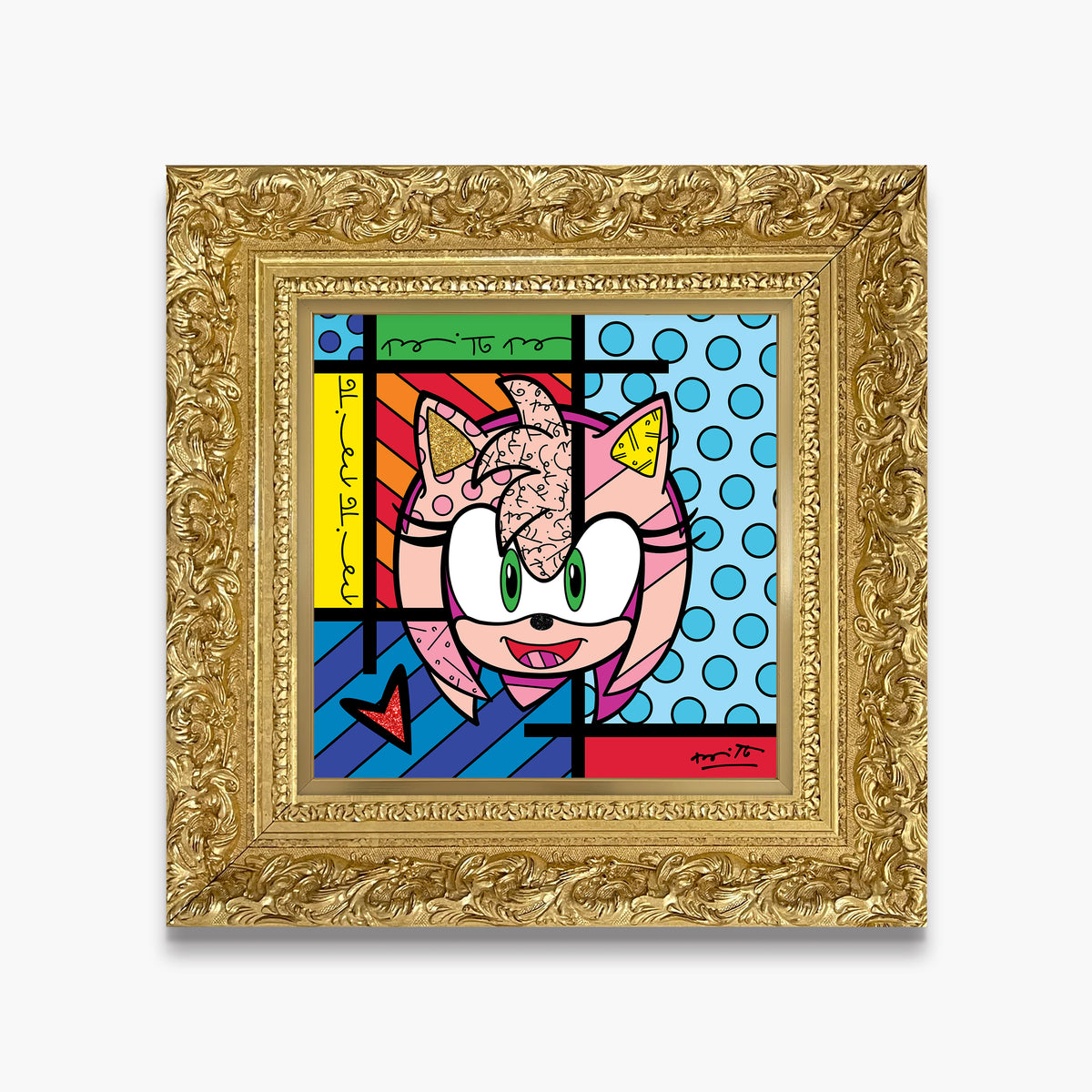 Amy Rose - Sega By Britto - Limited Edition Print