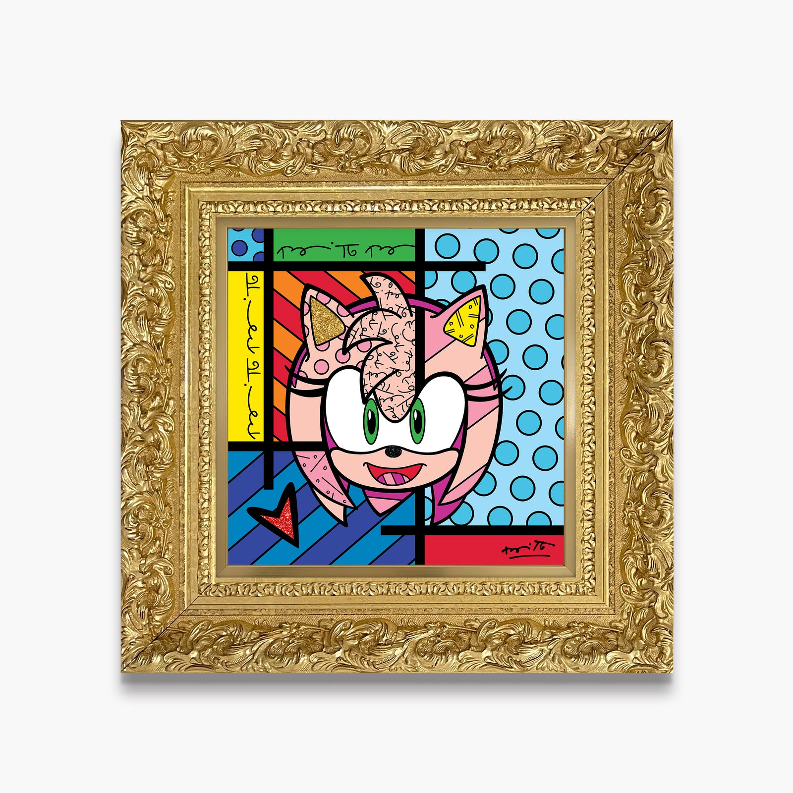 Amy Rose - Sega By Britto - Limited Edition Print