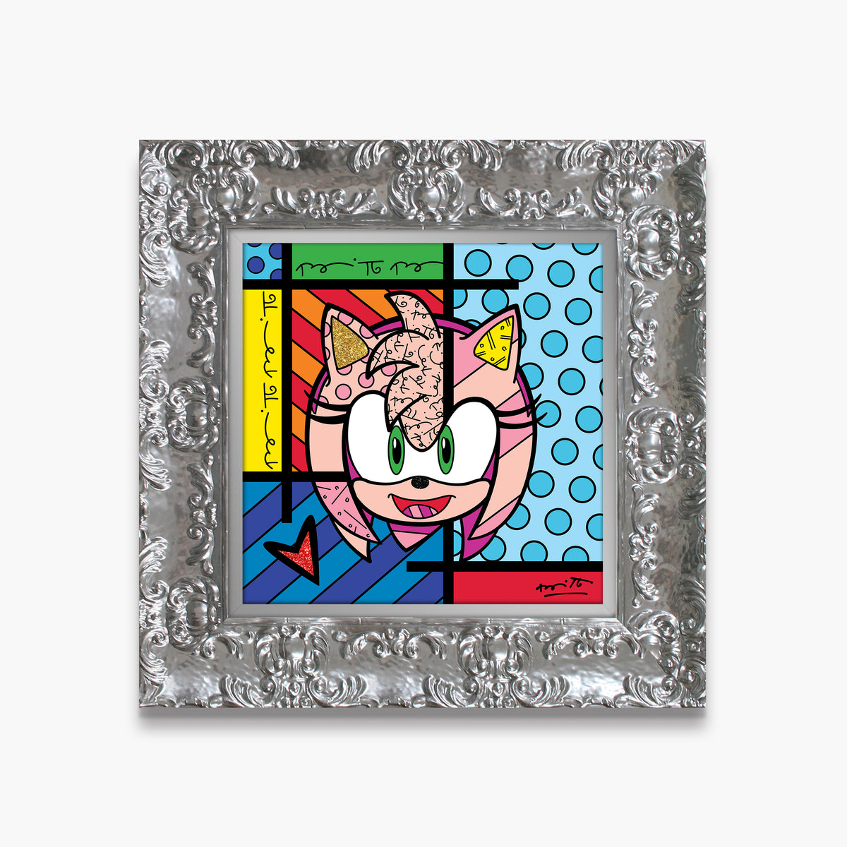 Amy Rose - Sega By Britto - Limited Edition Print