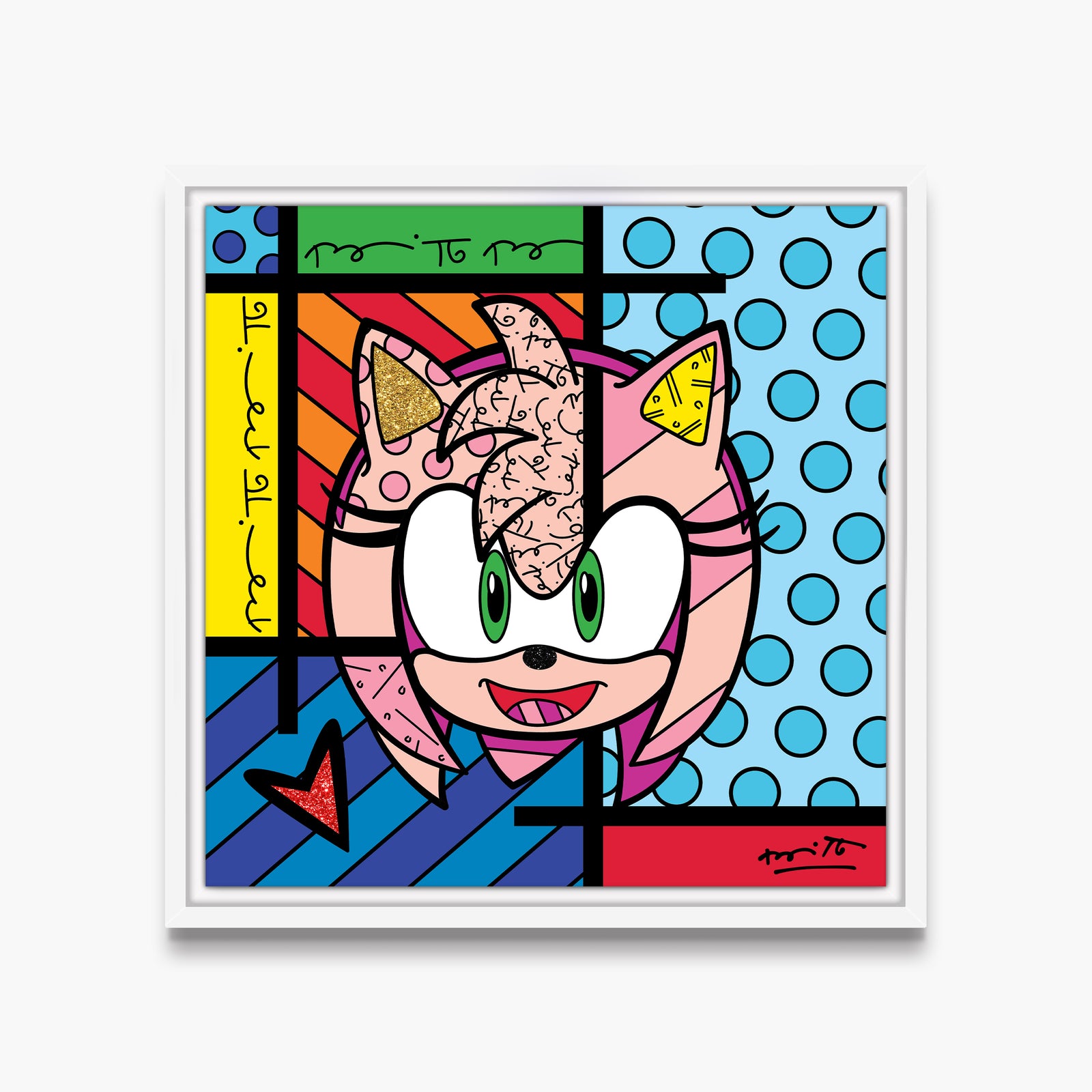 Amy Rose - Sega By Britto - Limited Edition Print