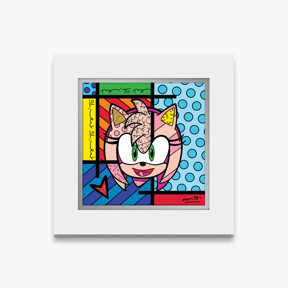 Amy Rose - Sega By Britto - Limited Edition Print