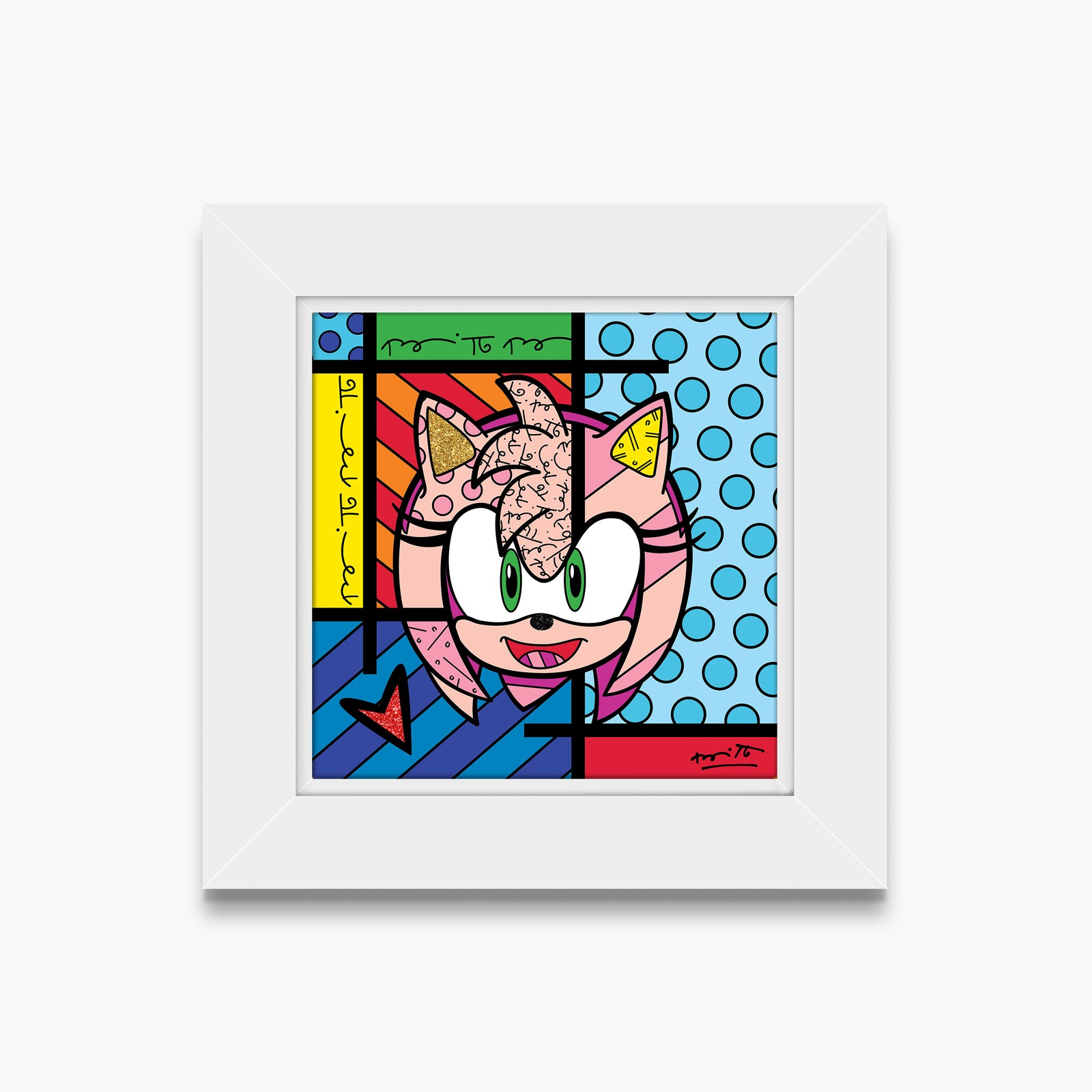 Amy Rose - Sega By Britto - Limited Edition Print