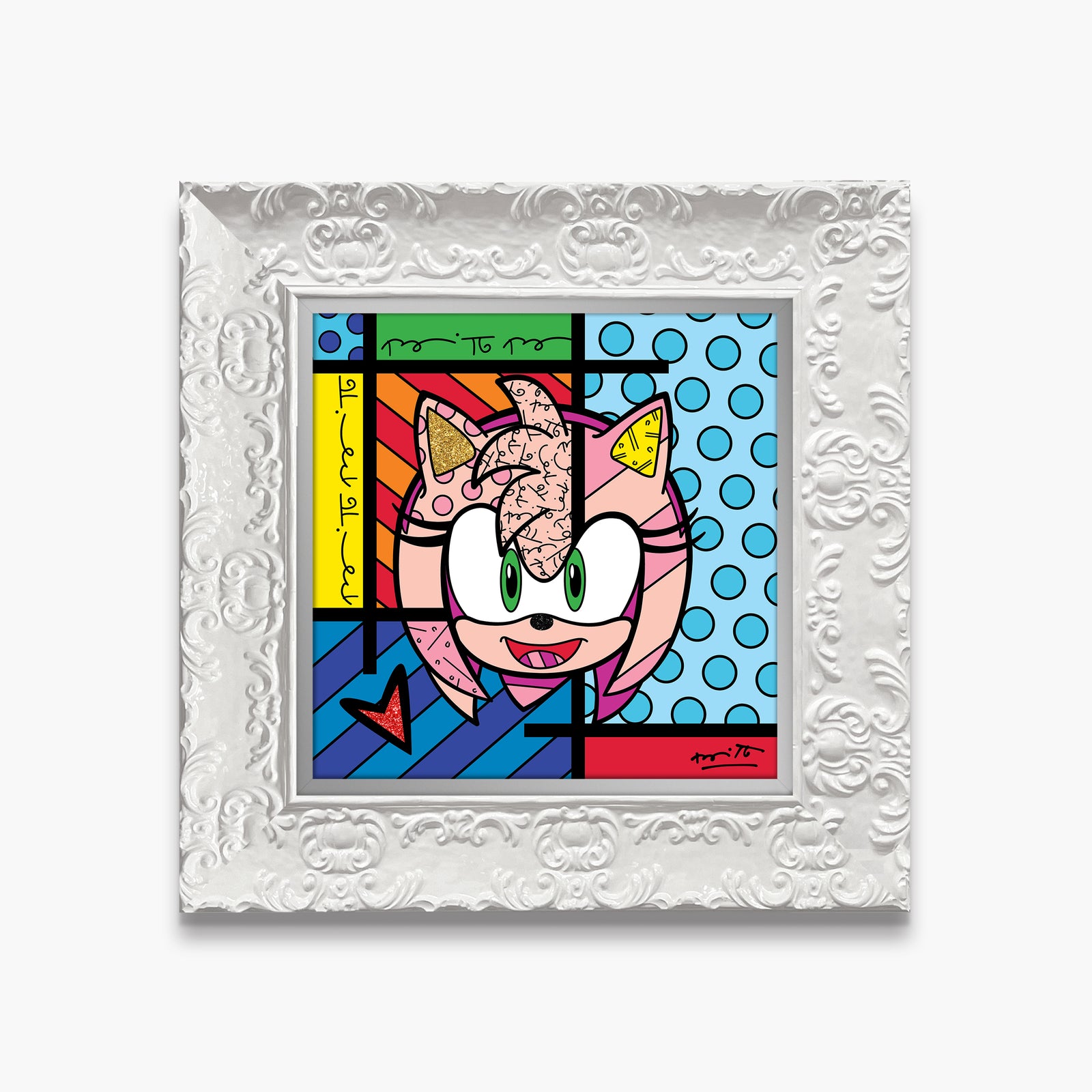Amy Rose - Sega By Britto - Limited Edition Print