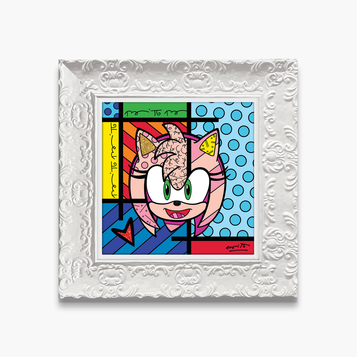 Amy Rose - Sega By Britto - Limited Edition Print