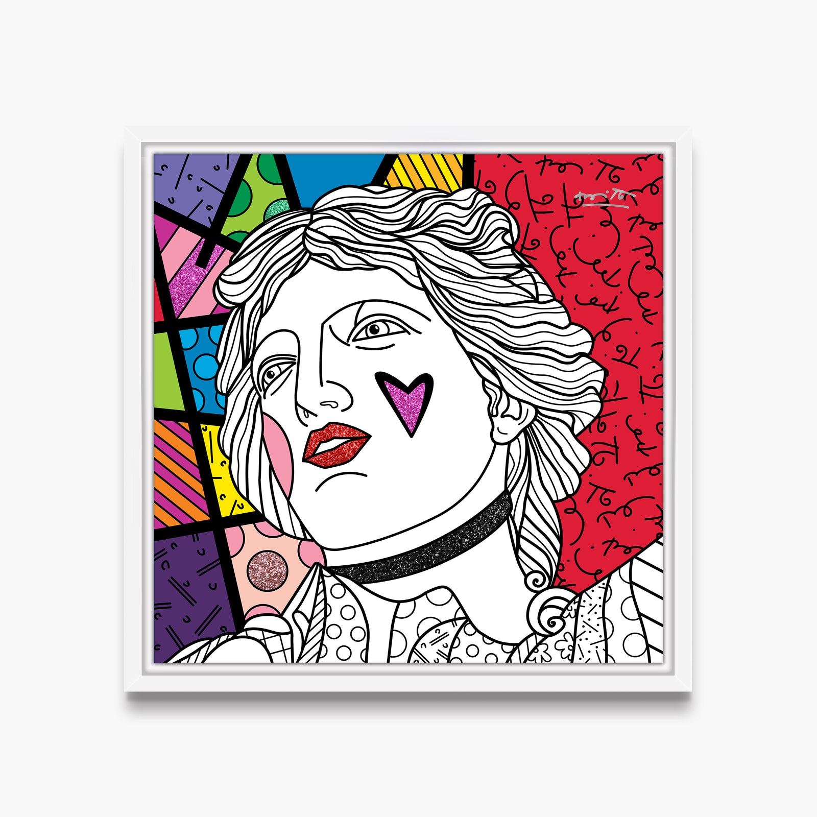 blind love limited edition print  artistic colorful design collectible