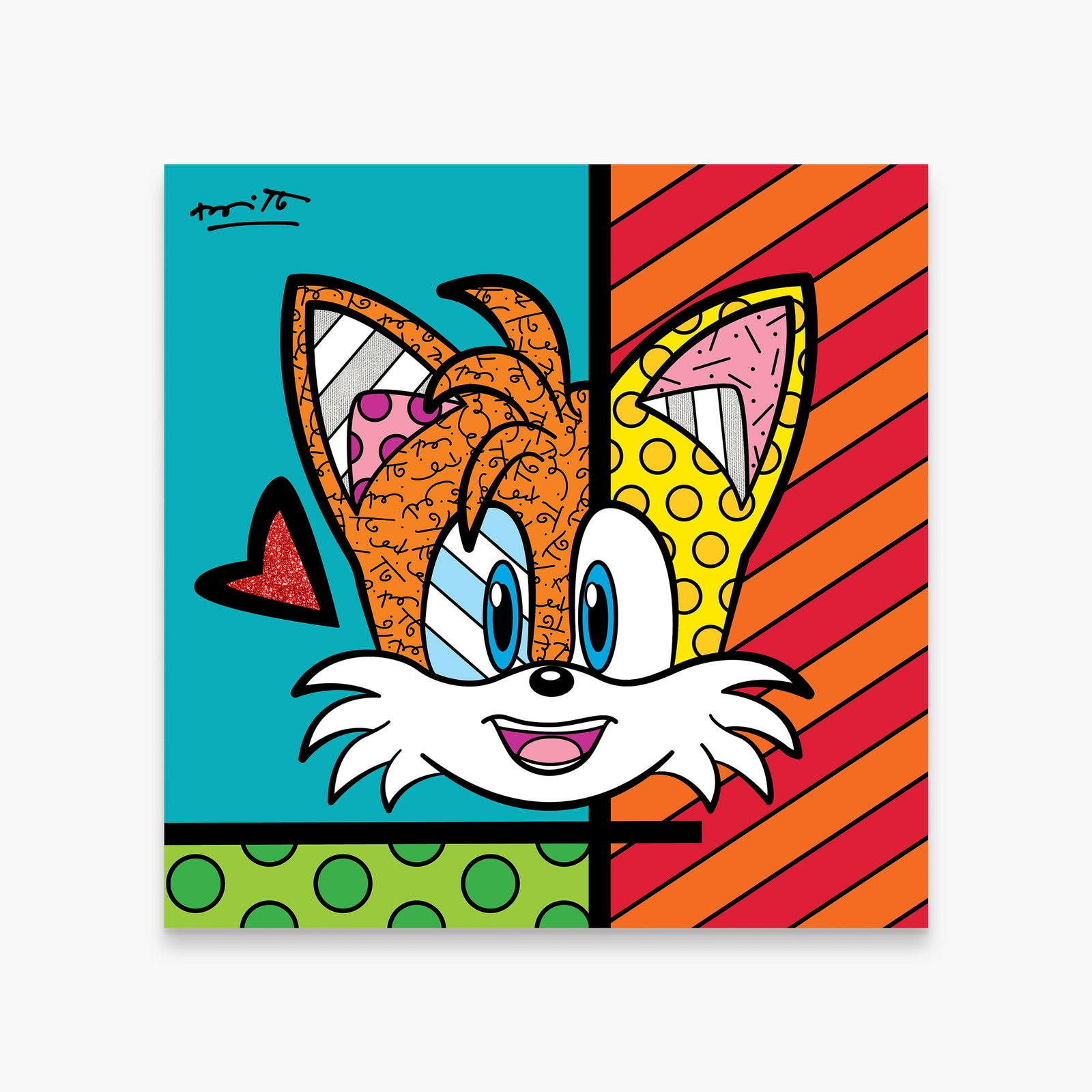Tails - Sega By Britto - Limited Edition Print