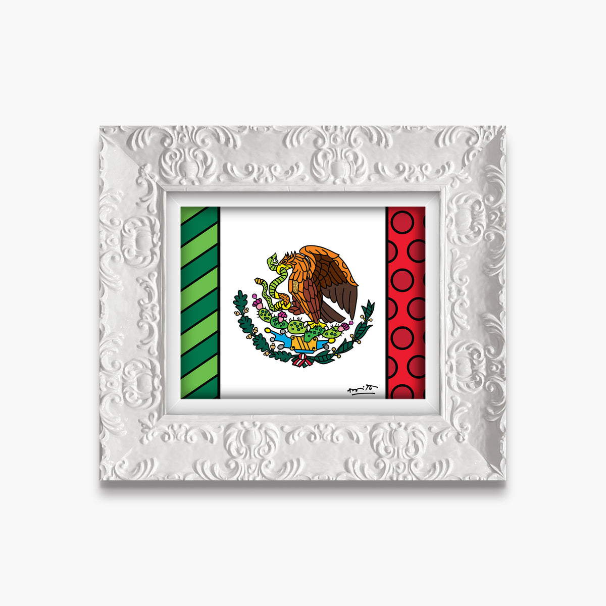 modern pop art mexico limited edition print  vibrant home decor