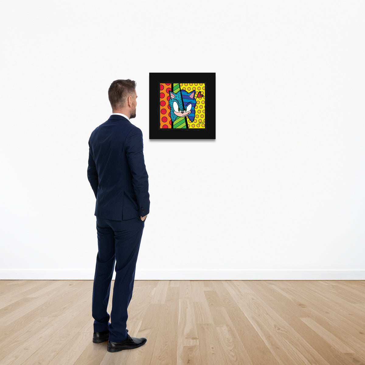 Sonic Smirk - Sega By Britto - Limited Edition Print