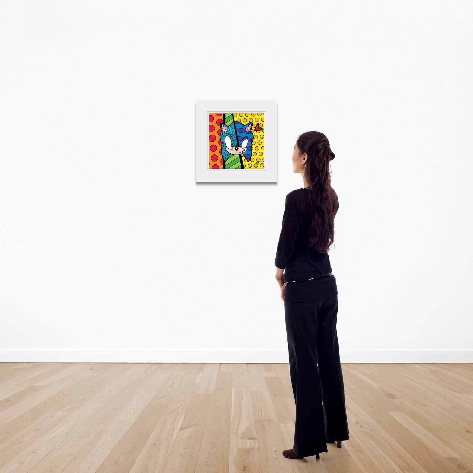 Sonic Smirk - Sega By Britto - Limited Edition Print