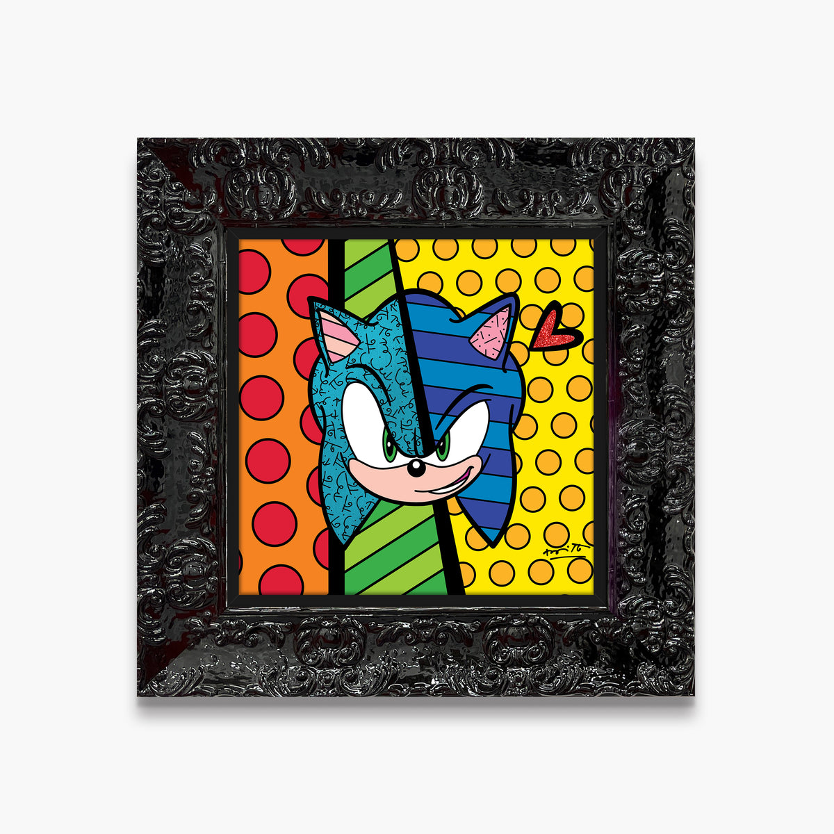Sonic Smirk - Sega By Britto - Limited Edition Print