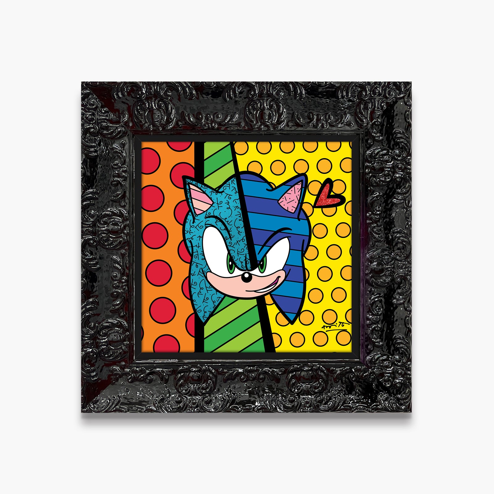 Sonic Smirk - Sega By Britto - Limited Edition Print
