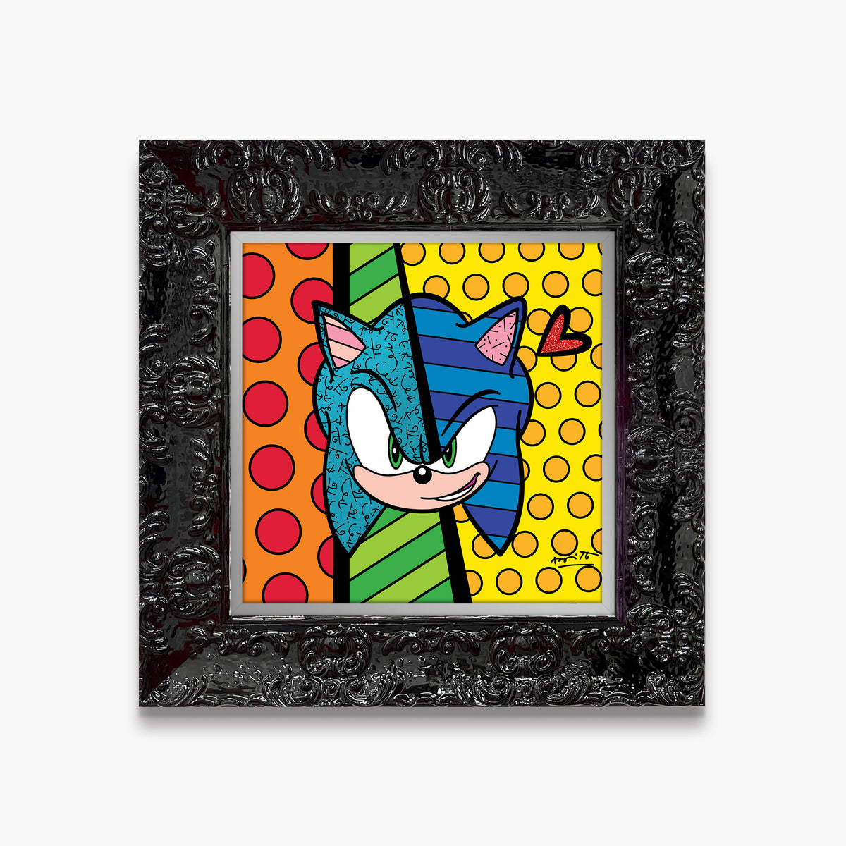 Sonic Smirk - Sega By Britto - Limited Edition Print