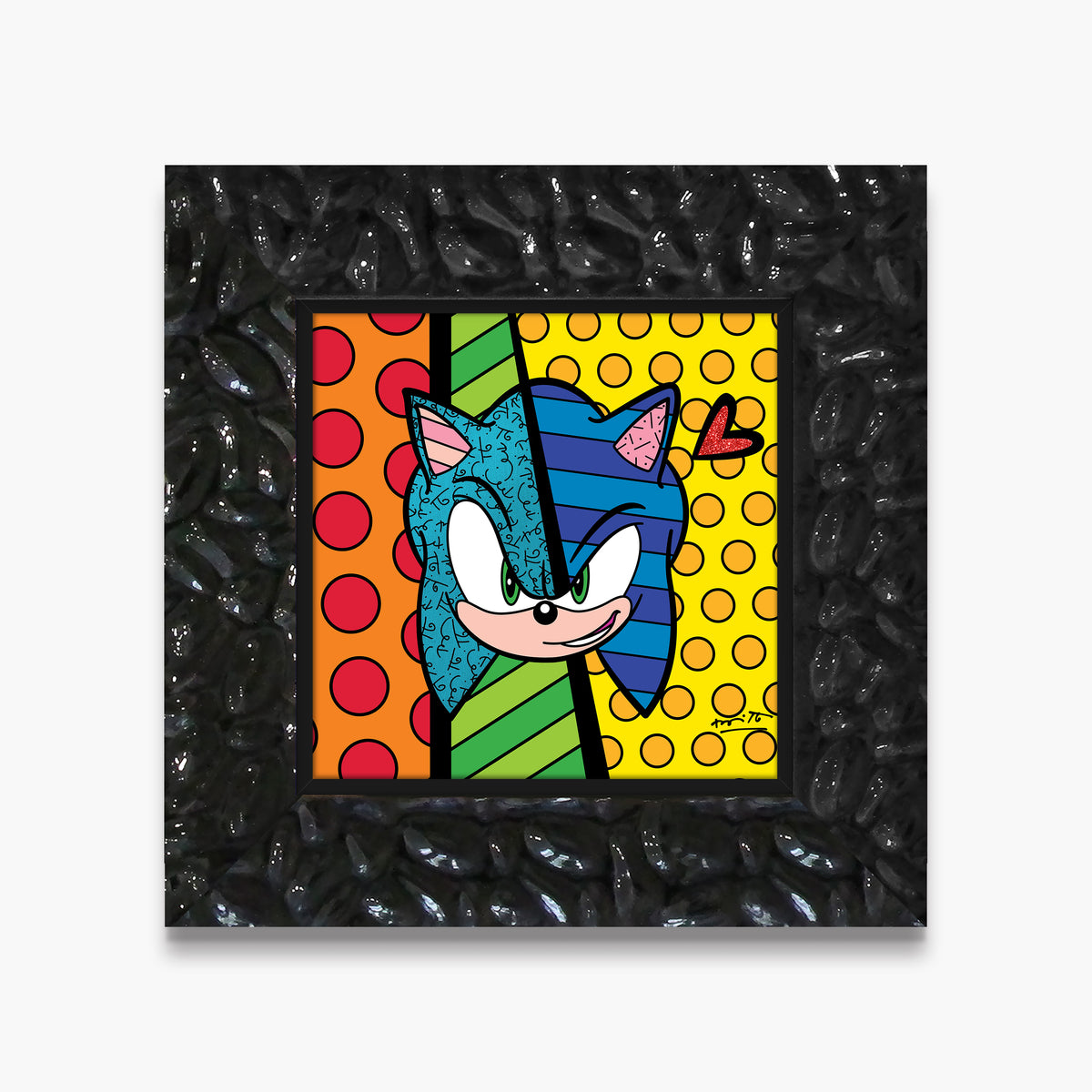 Sonic Smirk - Sega By Britto - Limited Edition Print